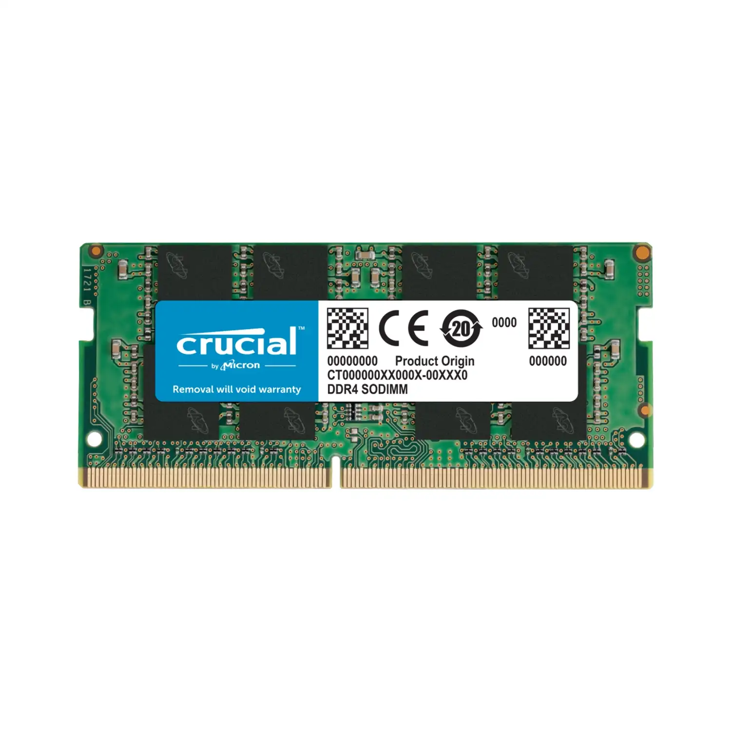 Memoria Crucial SODIMM DDR4 8GB 3200MHz CRUCIAL CT8G4SFRA32A