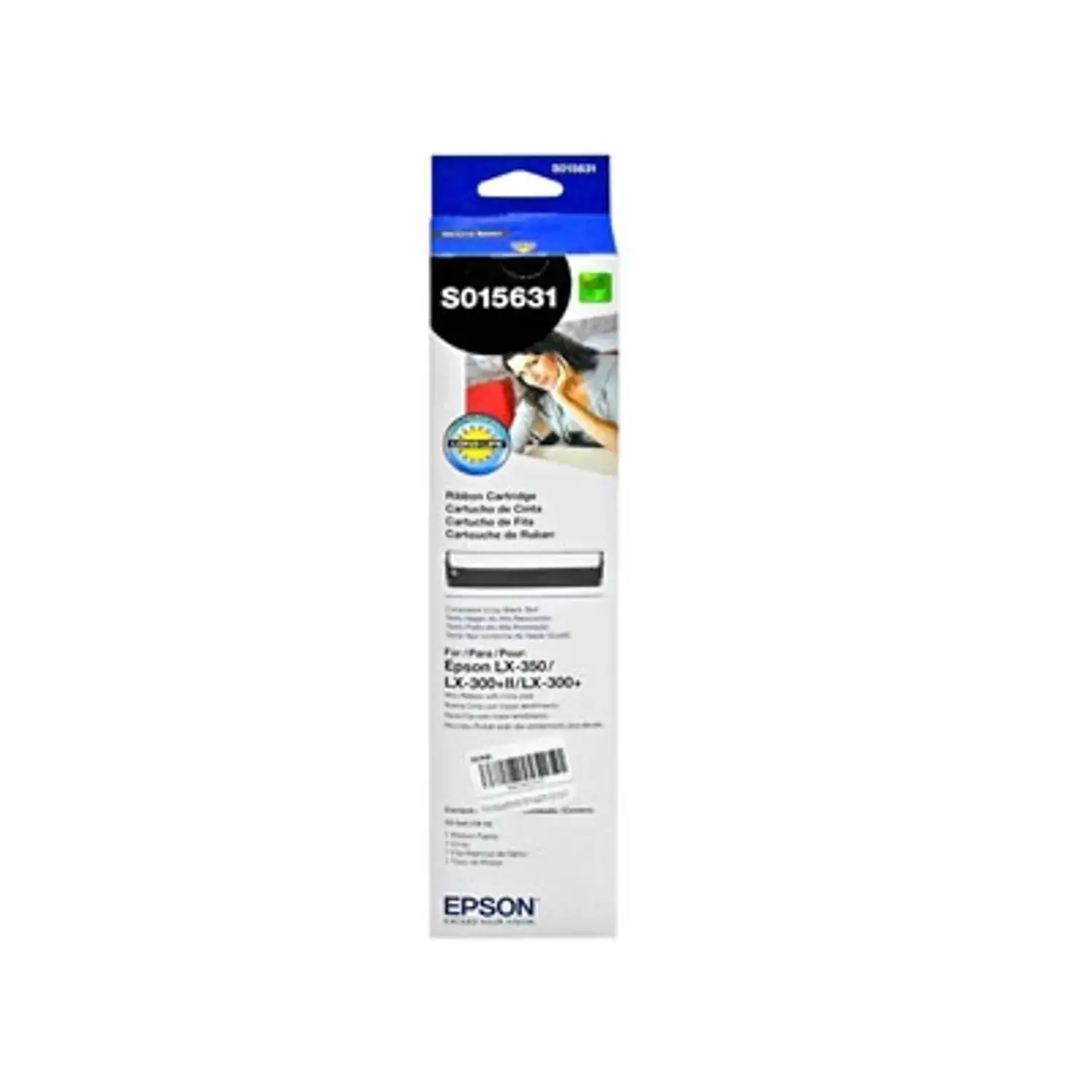 Cinta de tinta S015631 Negra para LX-350 EPSON S015631