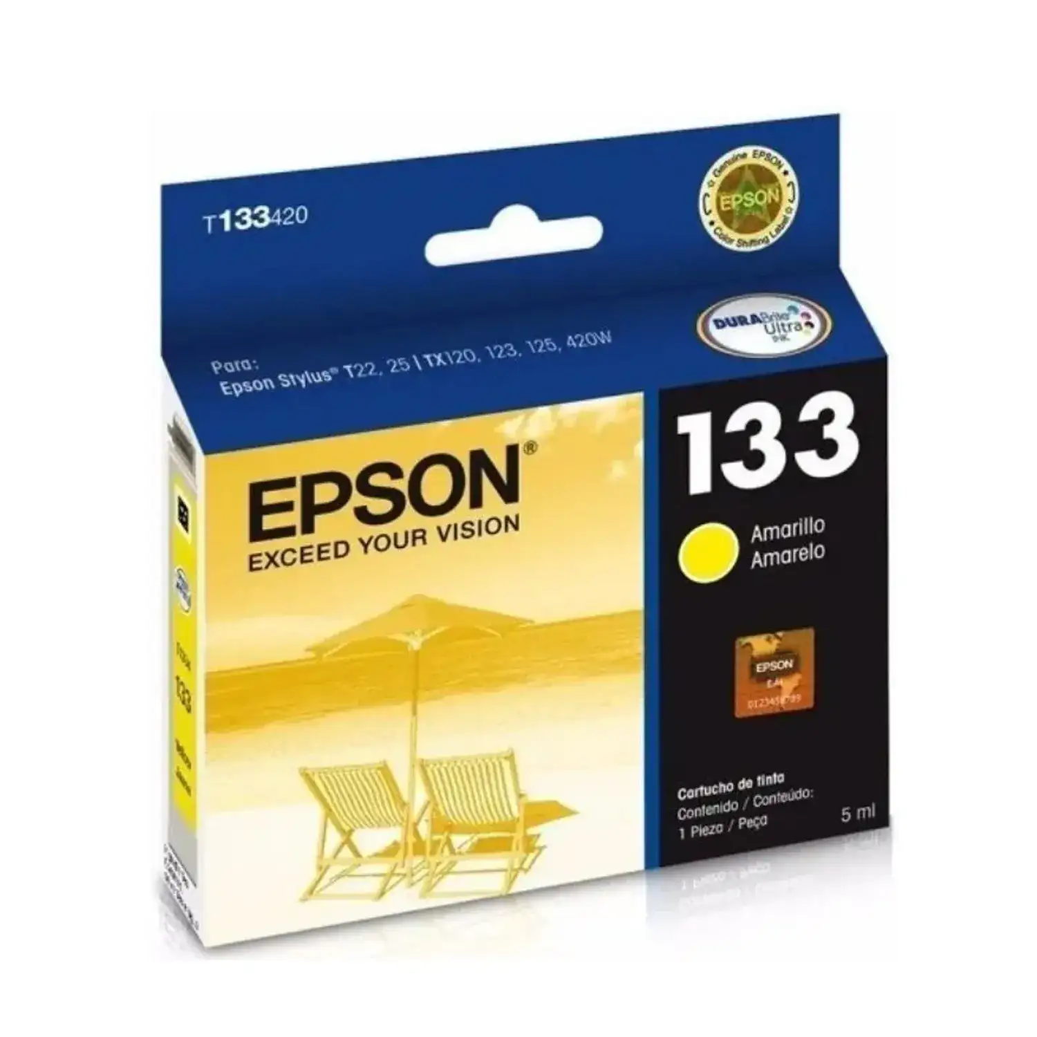 Cartucho de tinta 133 Amarilla EPSON T133420-AL