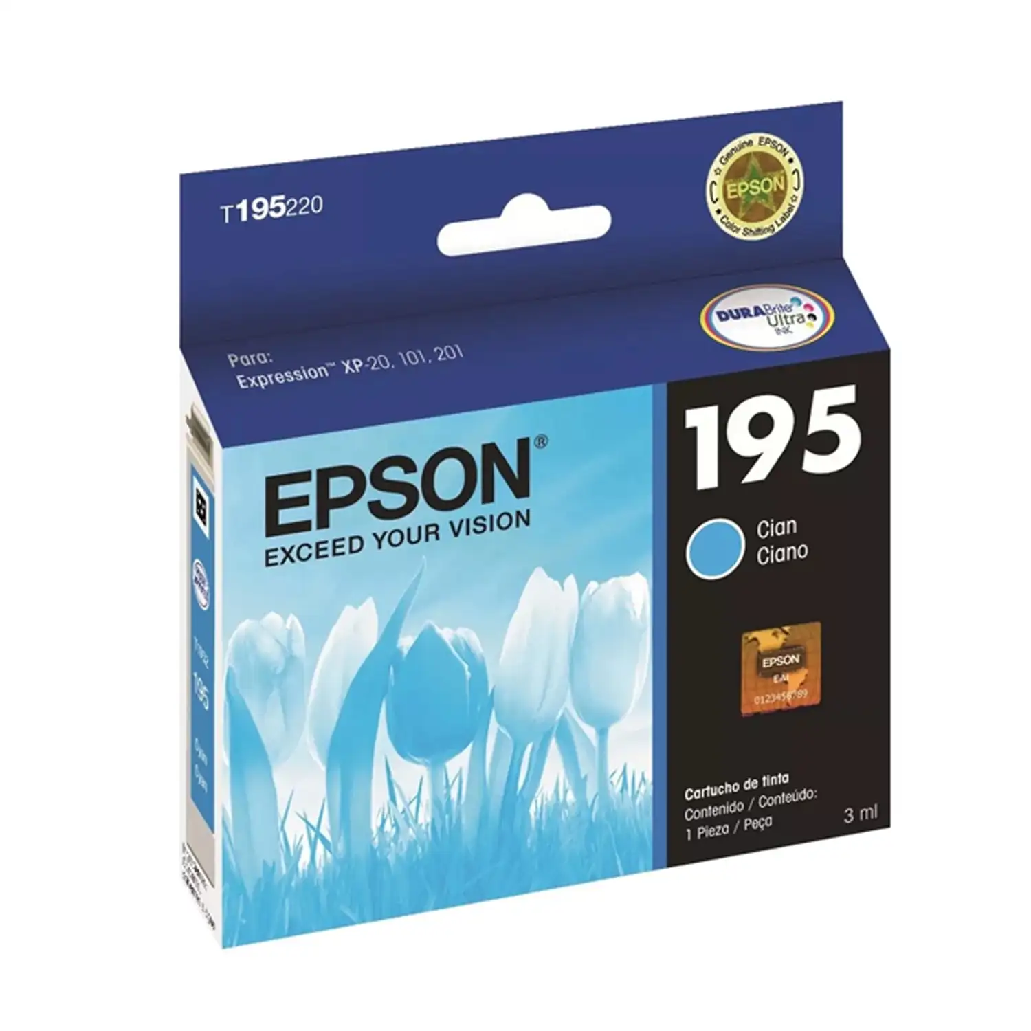 Cartucho de tinta 195 Cian EPSON T195220-AL