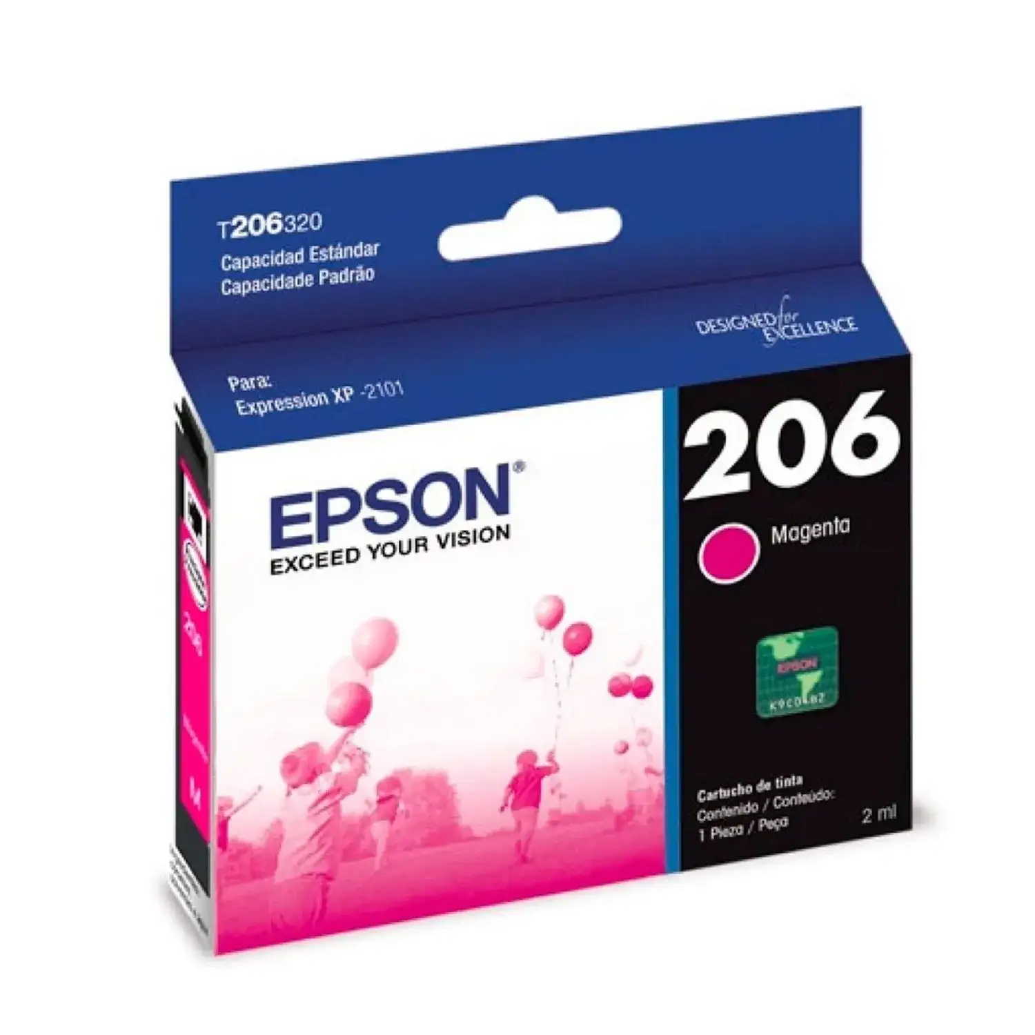 Cartucho de tinta XPRESSION XP-2101 Magenta EPSON T206320-AL