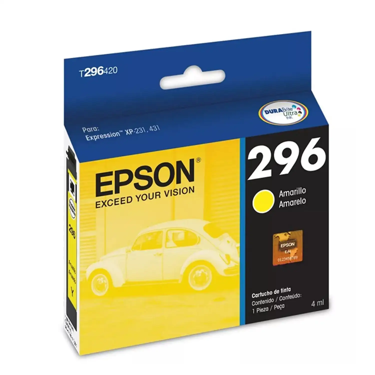 Cartucho de tinta 296 Amarillo EPSON T296420-AL