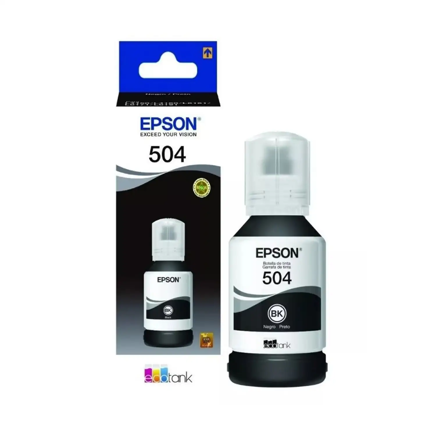 Botella de tinta Negra T504 EPSON T504120-AL