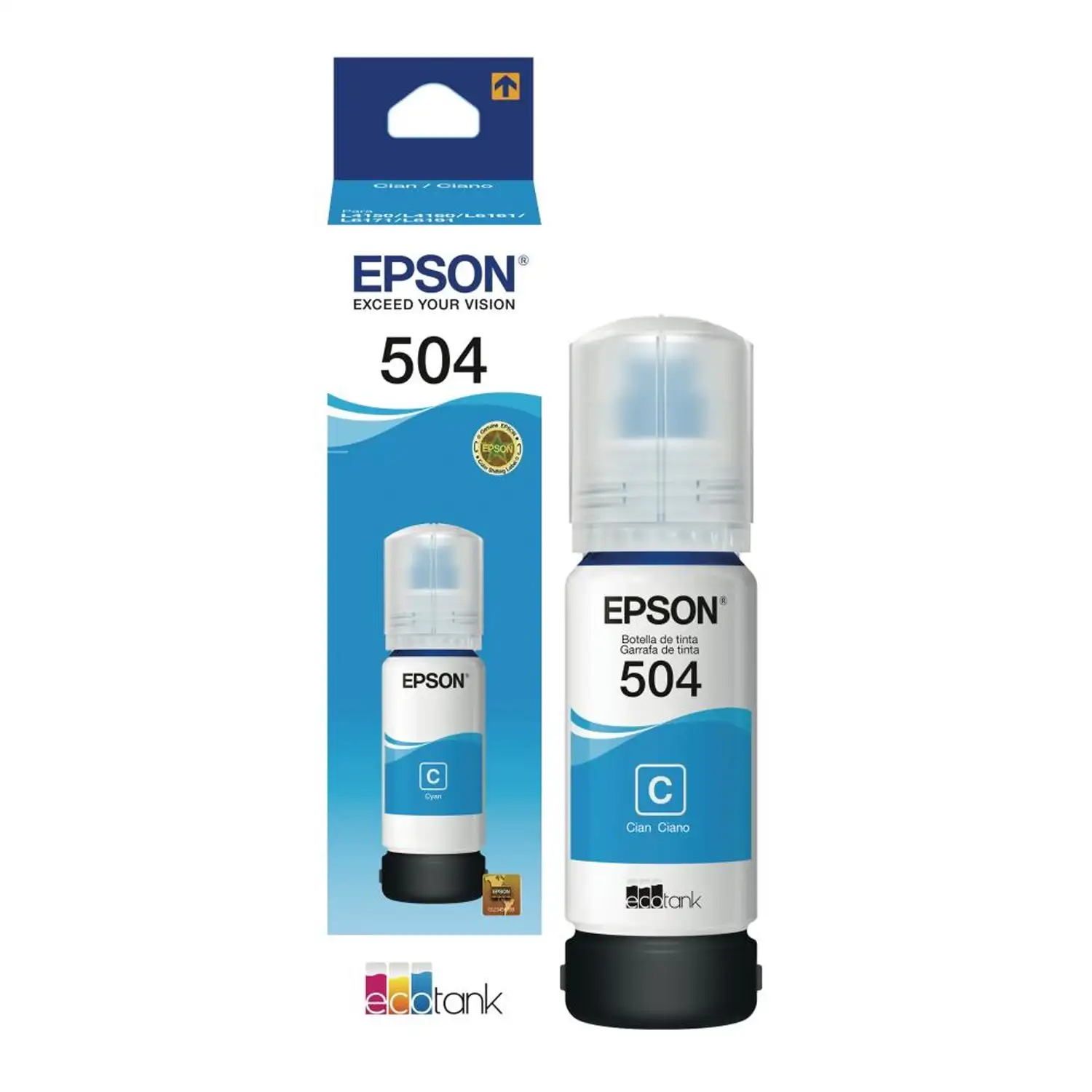 Botella de tinta Cian para T504 EPSON T504220-AL