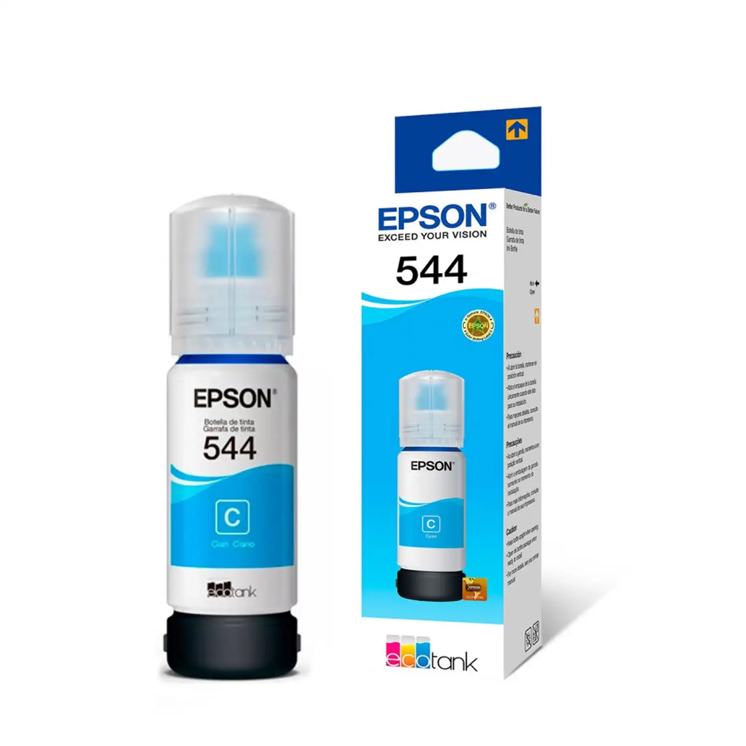 Botella de tinta Cian para L3110 y L3150 EPSON T544220-AL