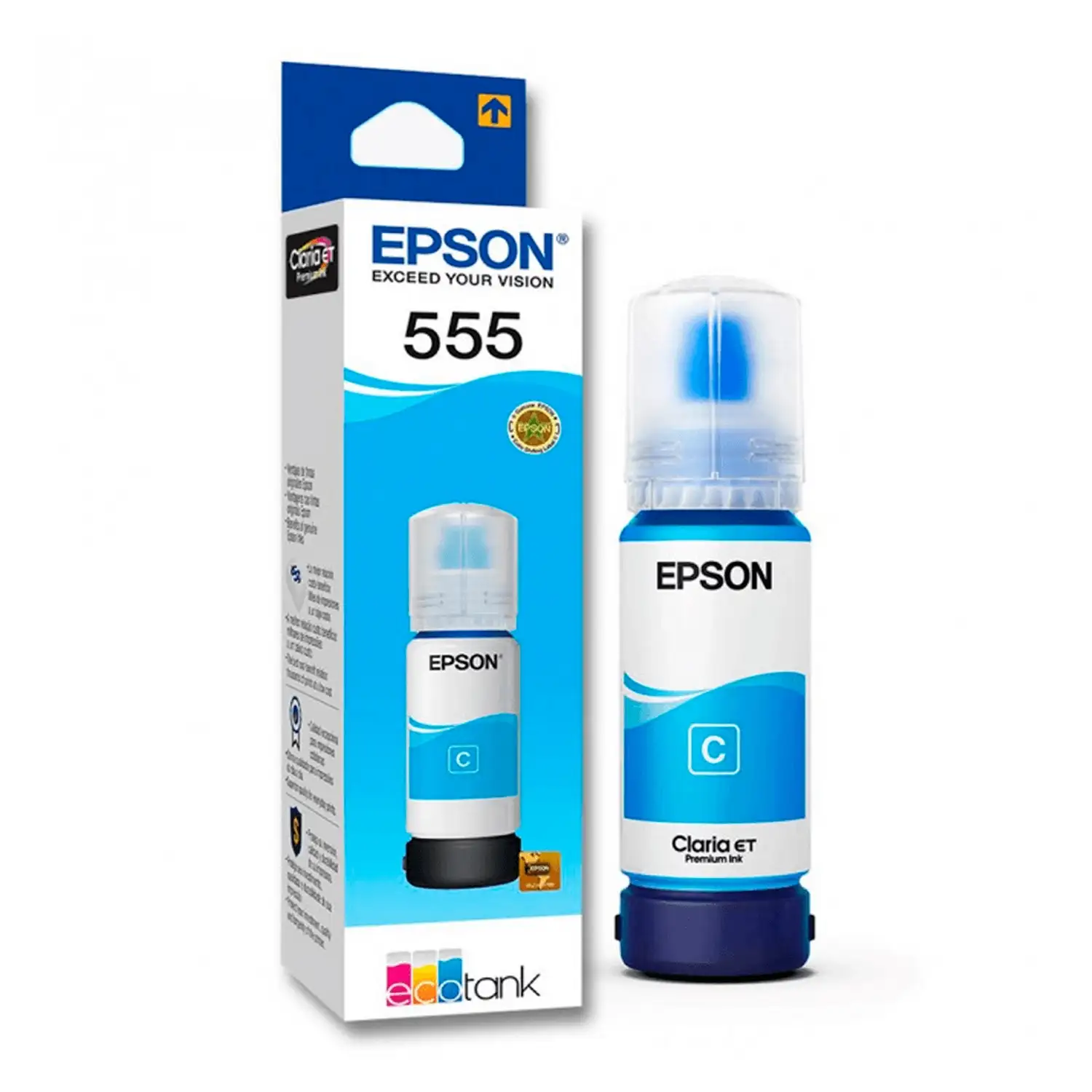 Botella de tinta cyan para L8180, L8160 EPSON T555220-AL