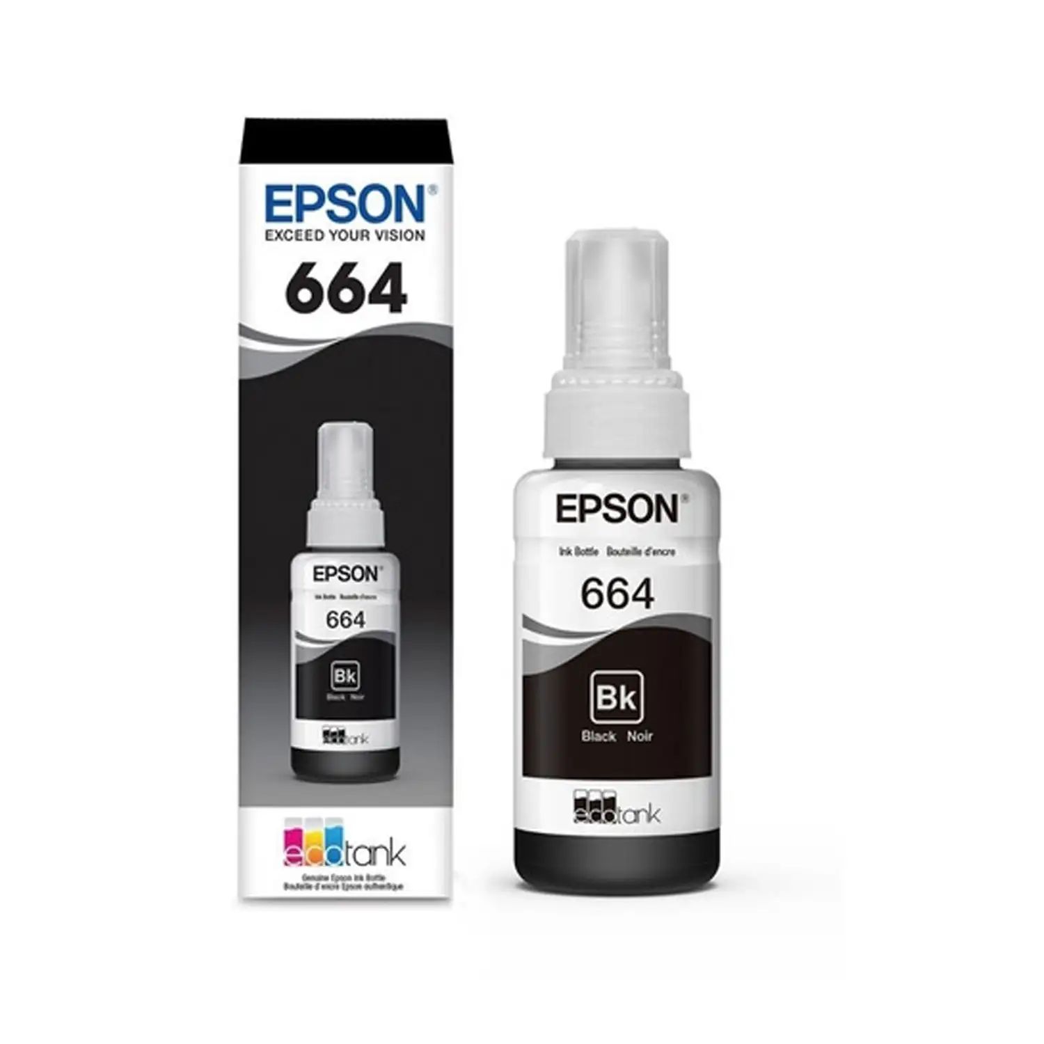 Botella de tinta Negra para L200, L210 y L355 EPSON T664120-AL