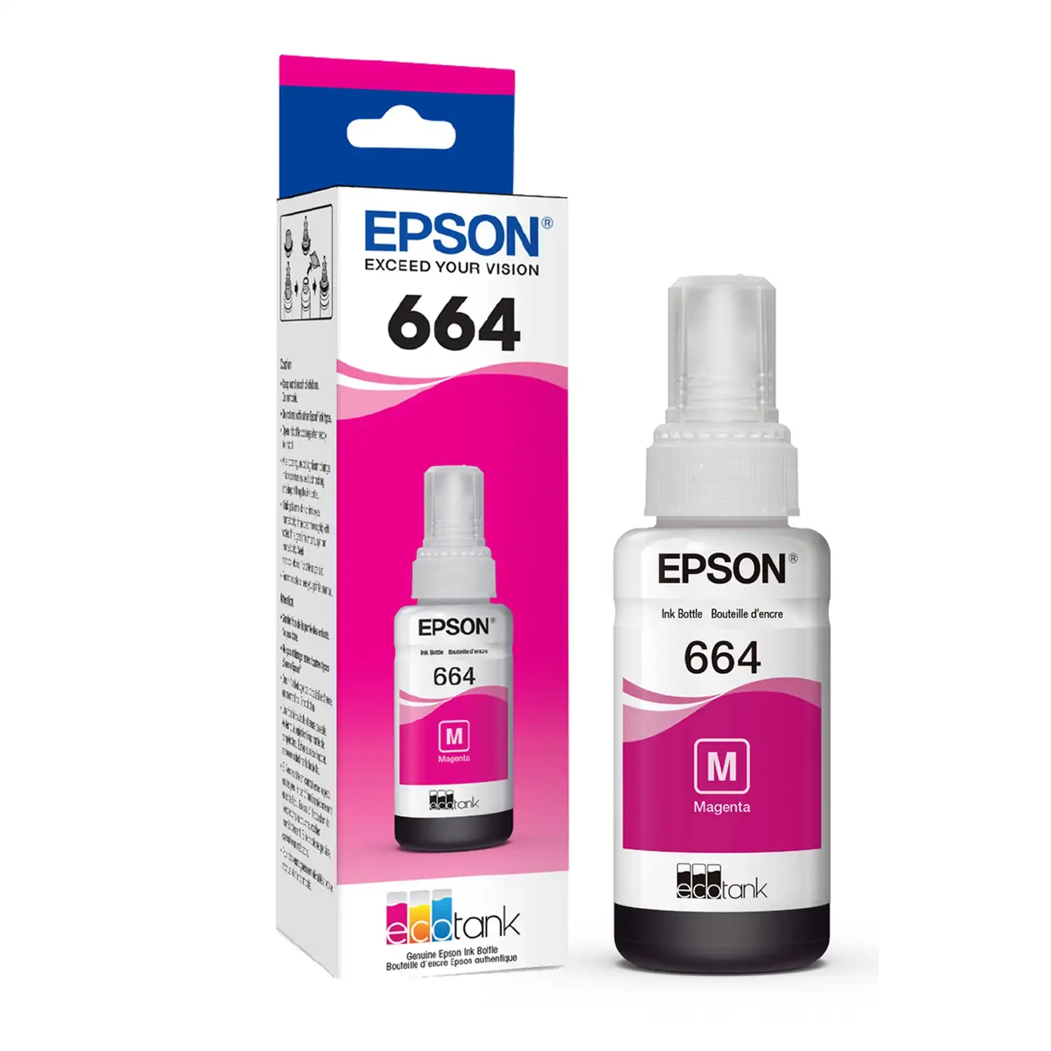 Botella de tinta Magenta para L200, L210 y L355 EPSON T664320-AL