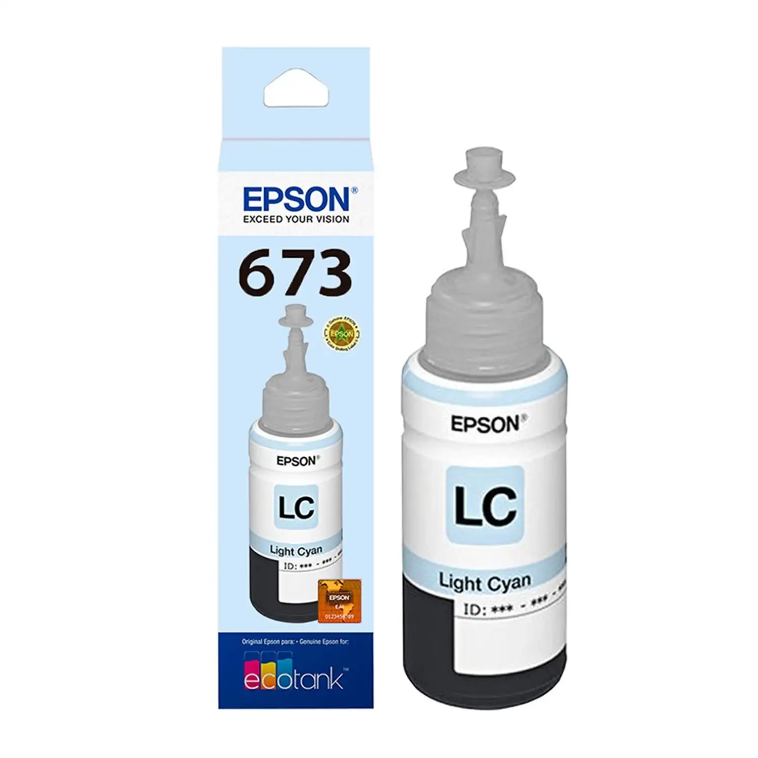 Botella de tinta Cyan claro para L800 EPSON T673520-AL