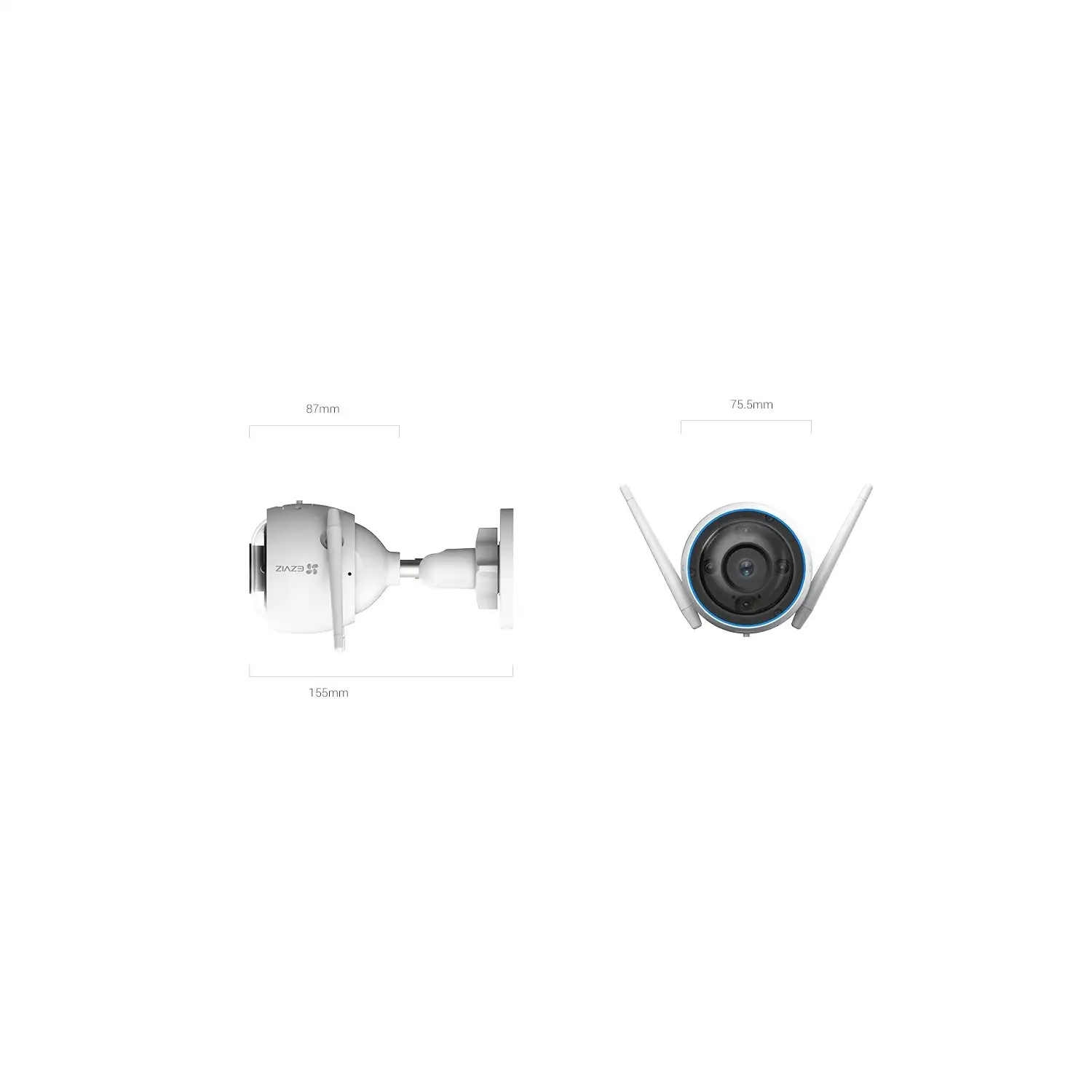 Camara wifi Ezviz Exterior H3 3MP Color EZVIZ CS-H3-R100-1H3WKFL