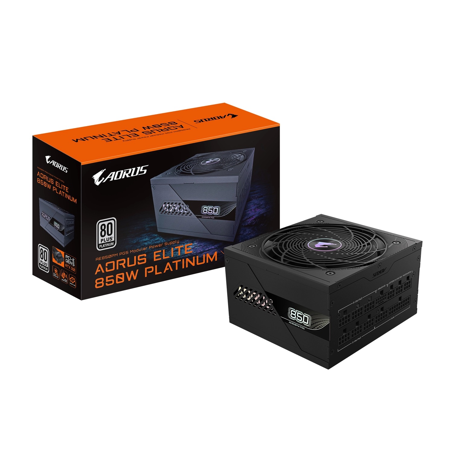 Fuente AORUS ELITE P850W 80  Platinum Modular PCIe 5.0 GIGABYTE GP-AE850PM PG5