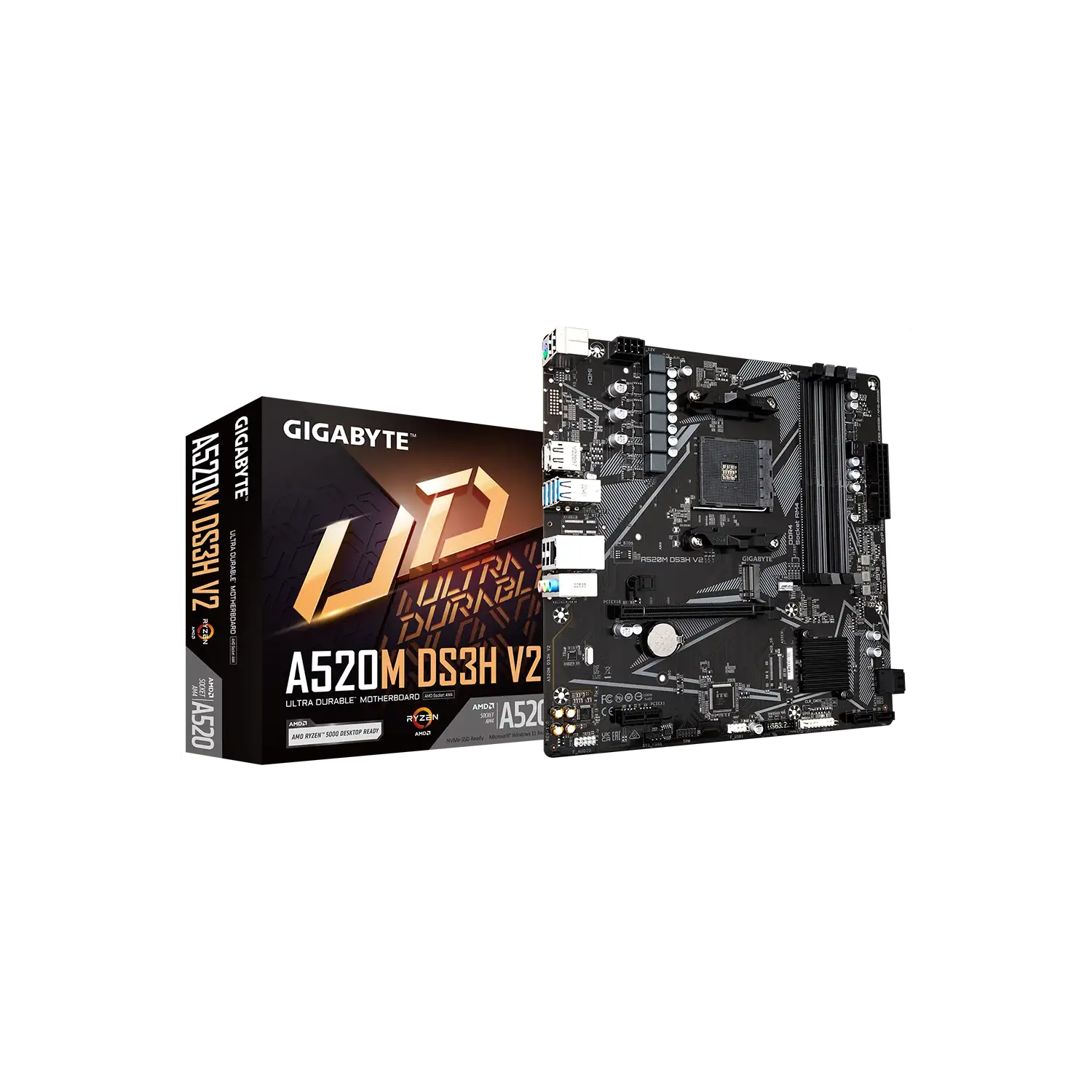 Motherboard (AM4) GIGABYTE A520M DS3H V2 GIGABYTE A520M DS3H V2