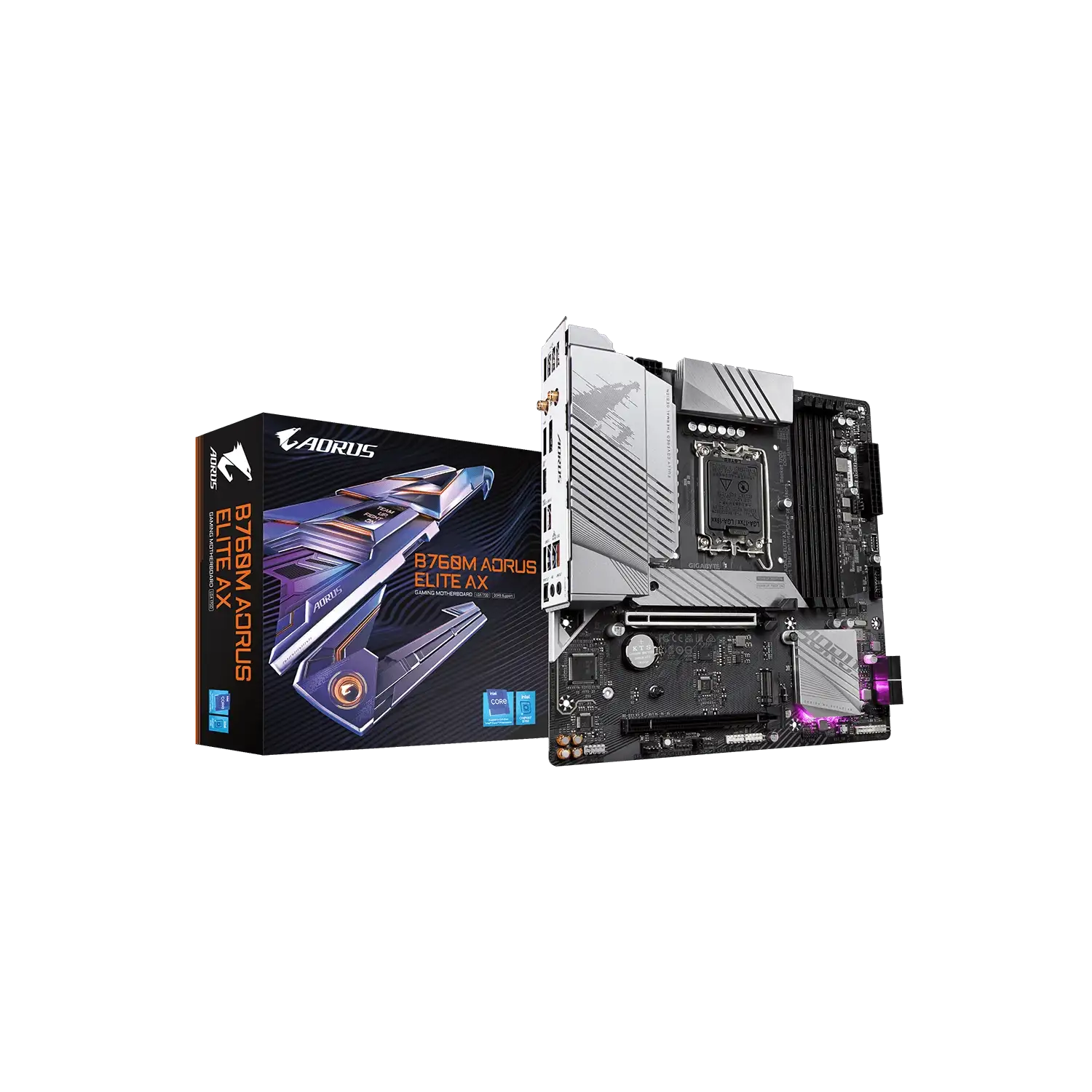 Motherboard (1700) GIGABYTE B760M A ELIT AX DDR5 GIGABYTE B760M AORUS ELITE AX