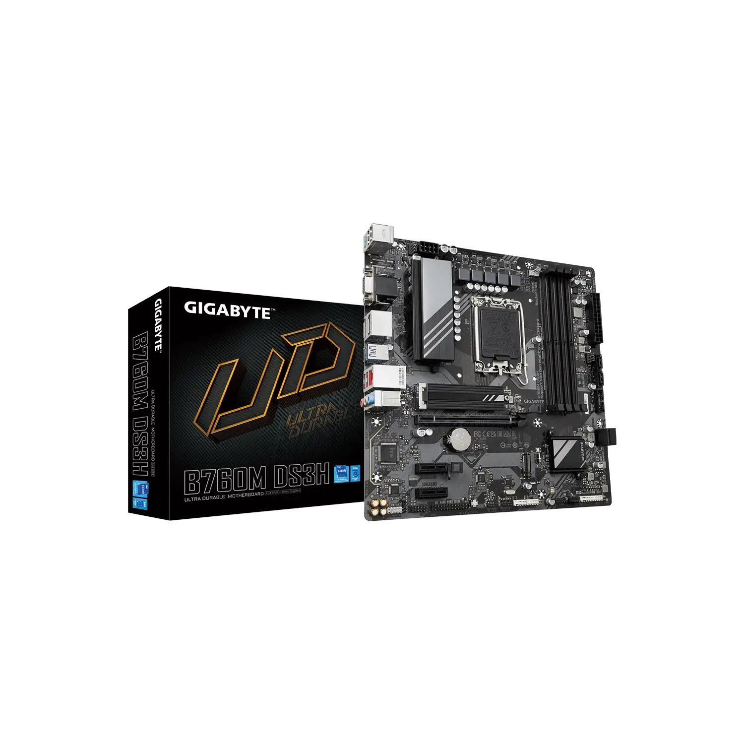 Motherboard GIGABYTE B760M DS3H LGA1700 DDR5 GIGABYTE B760M DS3H