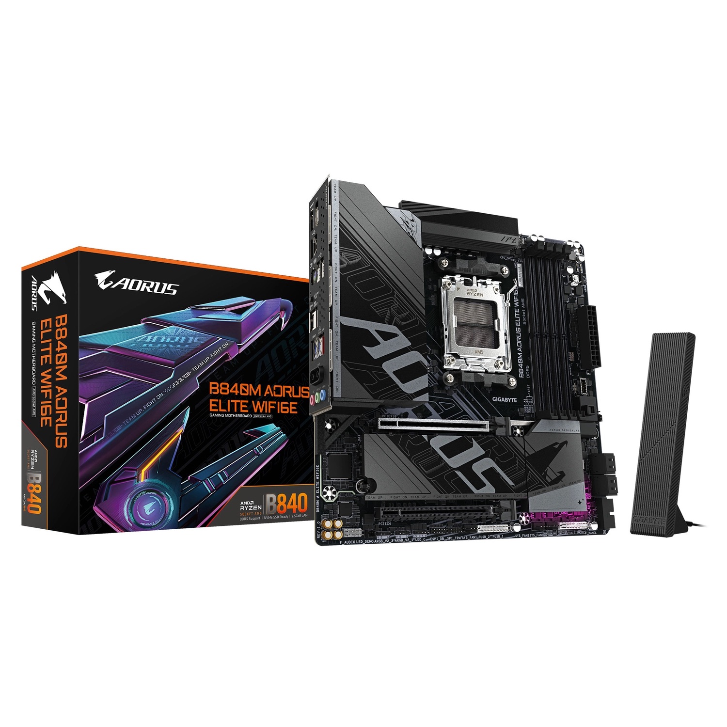 Motherboard (AM5) GIGABYTE B840M A ELITE WIFI6E GIGABYTE B840M A ELITE WIFI6E