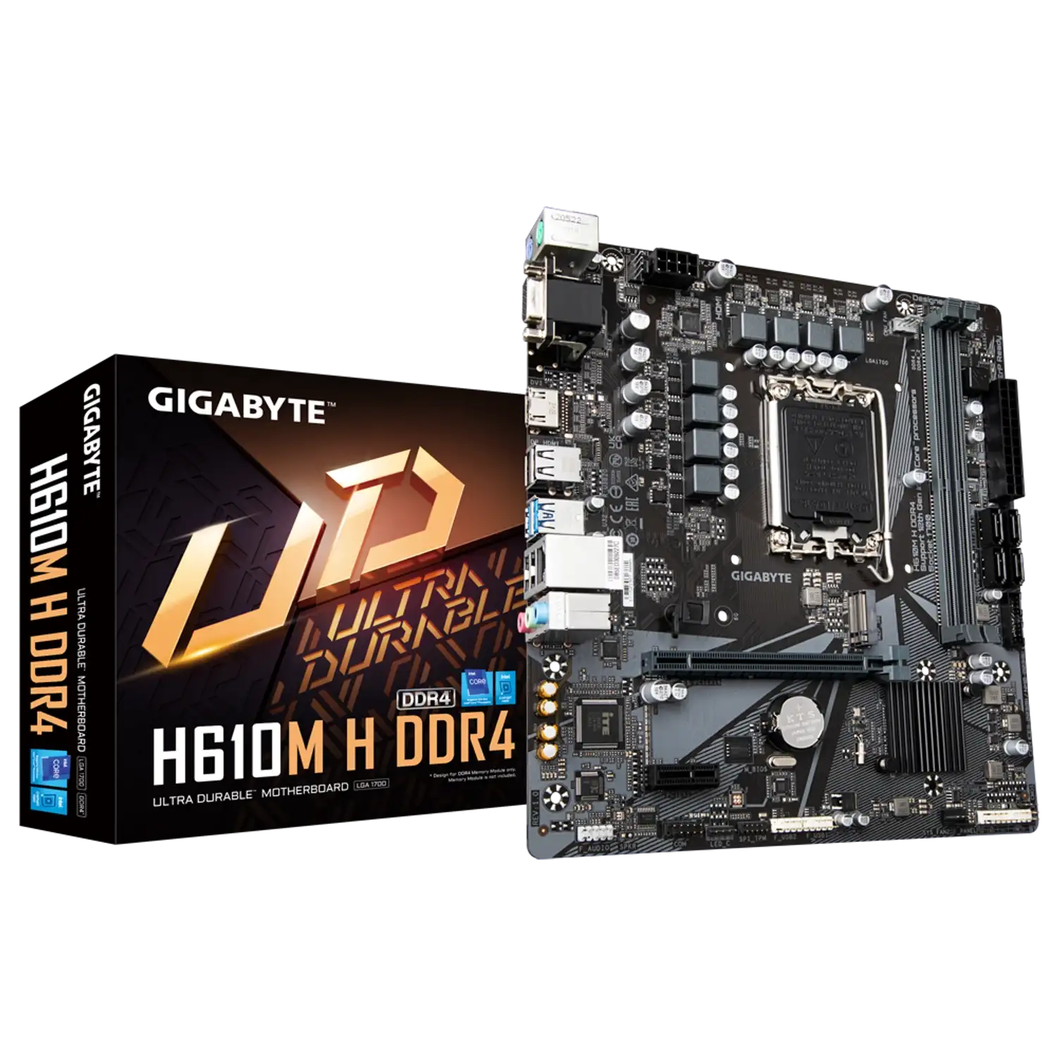 Motherboard (1700) GIGABYTE H610M H DDR4 GIGABYTE H610M H DDR4