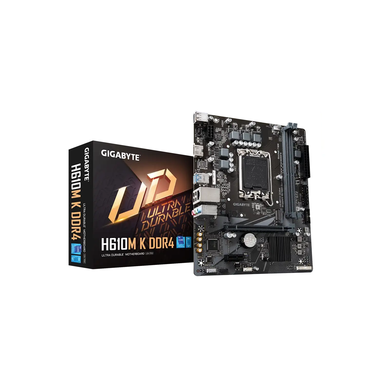 Motherboard GIGABYTE H610M K DDR4 LGA1700 DDR4 GIGABYTE H610M K DDR4