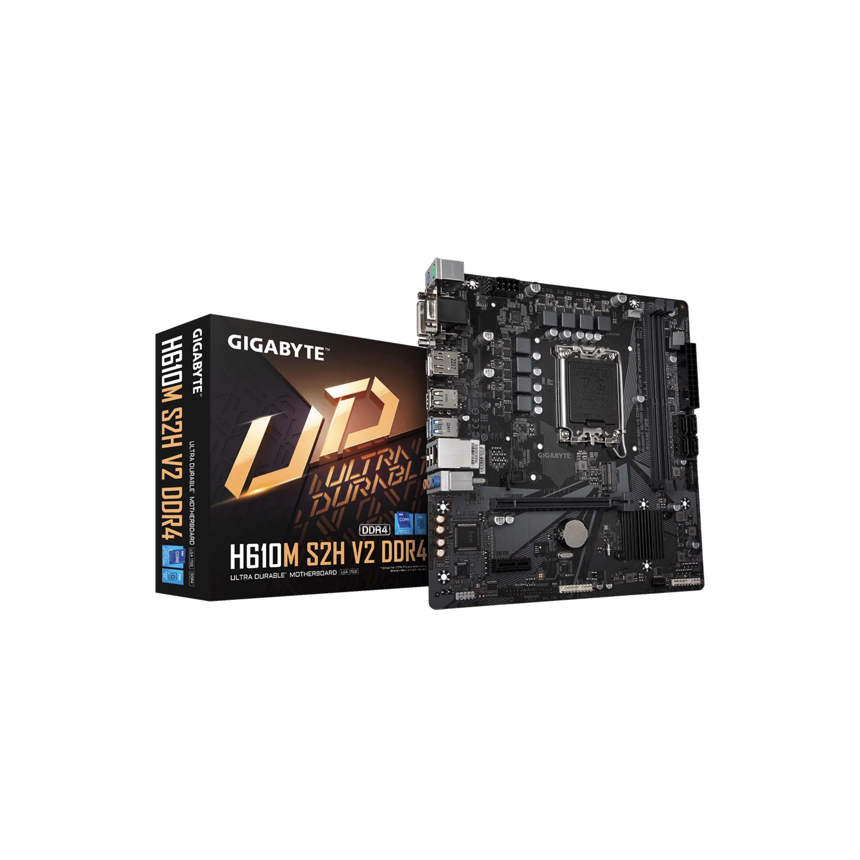 Motherboard (1700) GIGABYTE H610M S2H V2 DDR4 GIGABYTE H610M S2H V2 DDR4