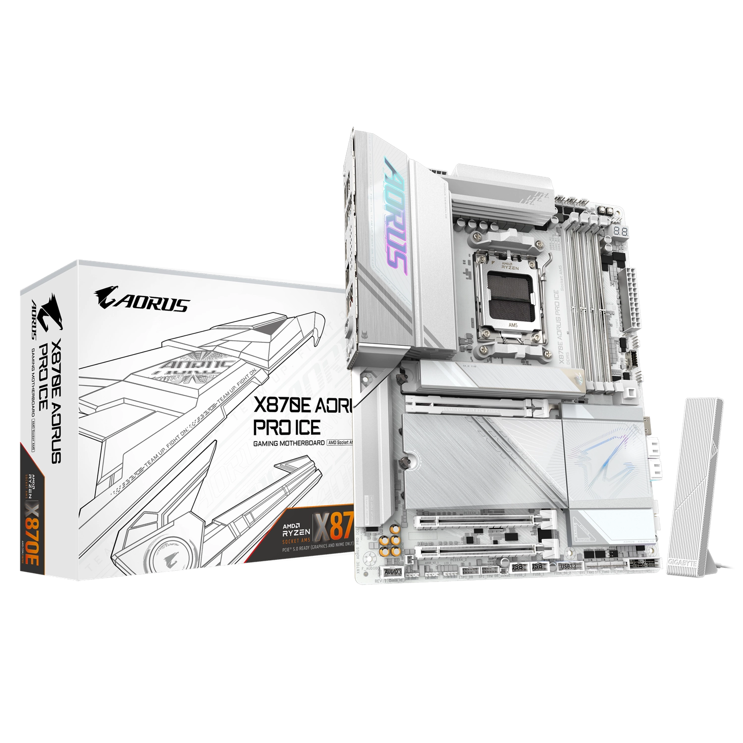 Motherboard (AM5) GIGABYTE X870E AORUS PRO ICE GIGABYTE X870E AORUS PRO ICE