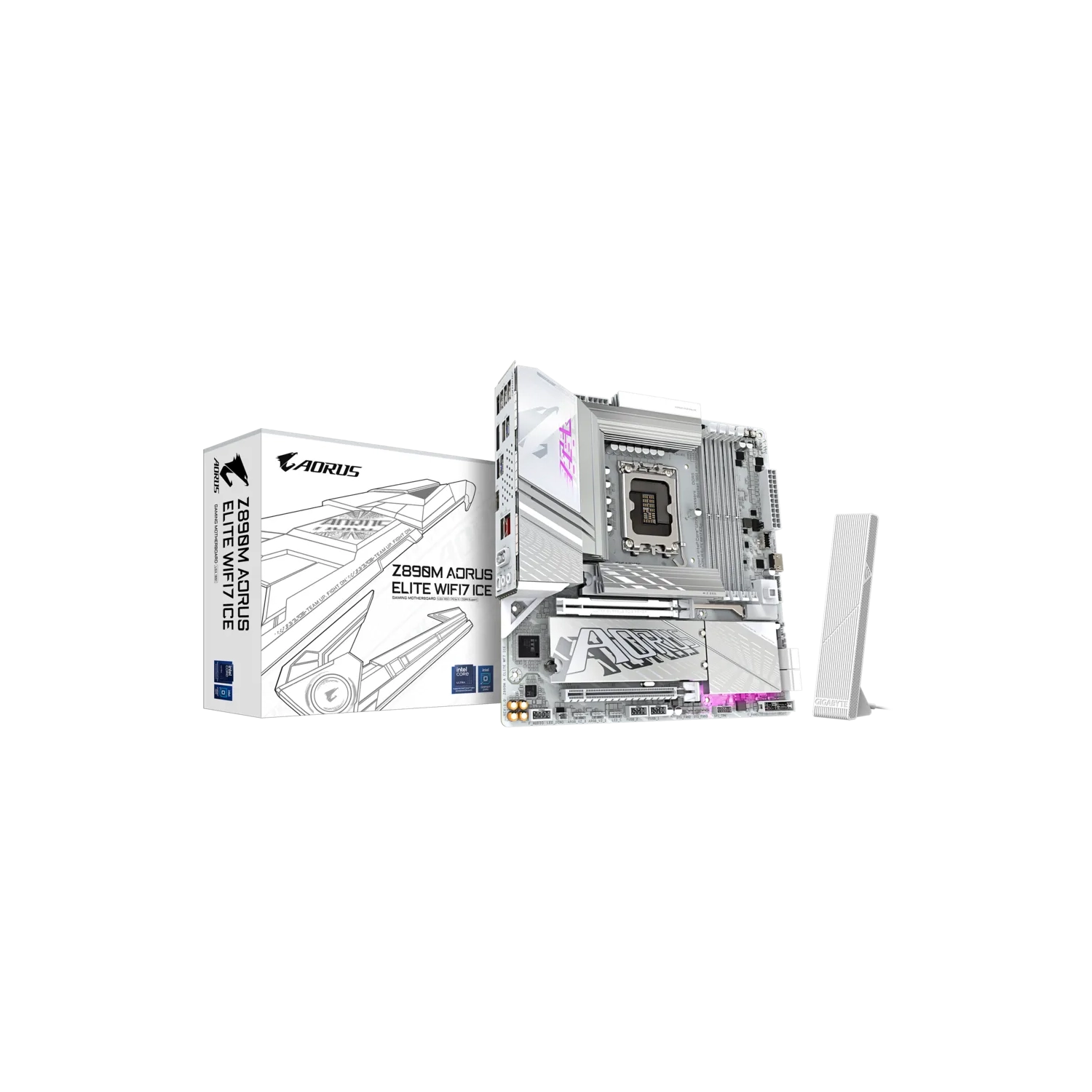 Motherboard (1851) GIGABYTE Z890M AORUS ELITE WIFI ICE GIGABYTE Z890M A ELITE WF7 ICE