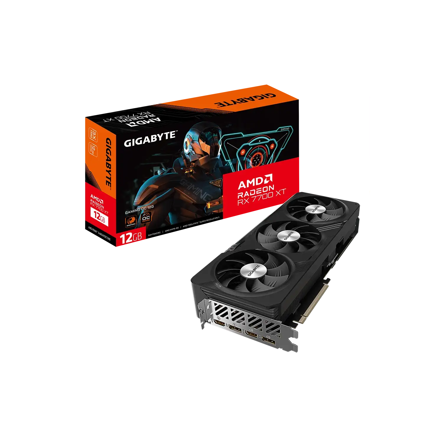 Placa Radeon RX 7700 XT GAMING OC 12G GIGABYTE GV-R77XTGAMING OC-12GD