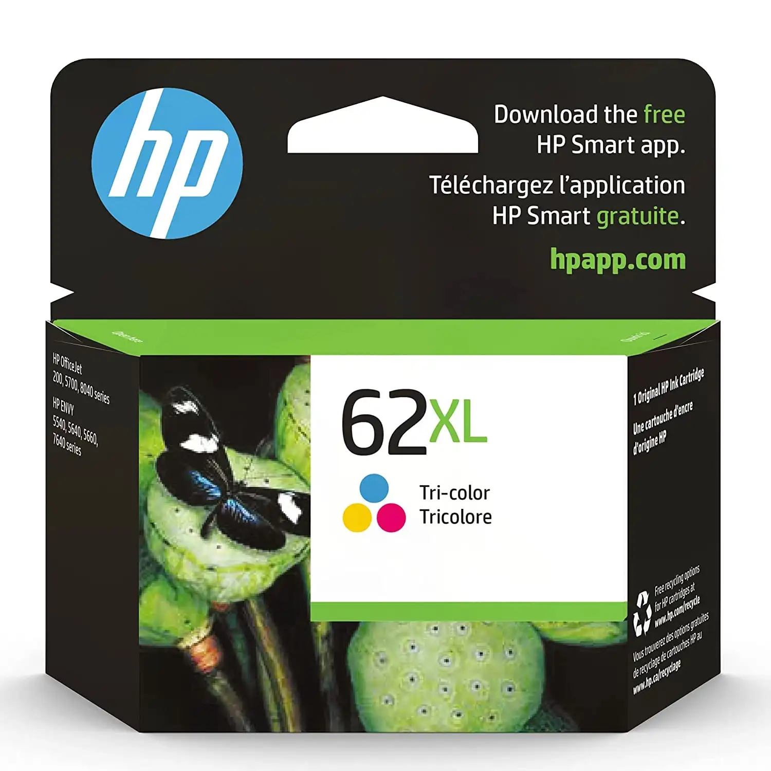 Cartucho de tinta 62XL High color HP C2P07AL