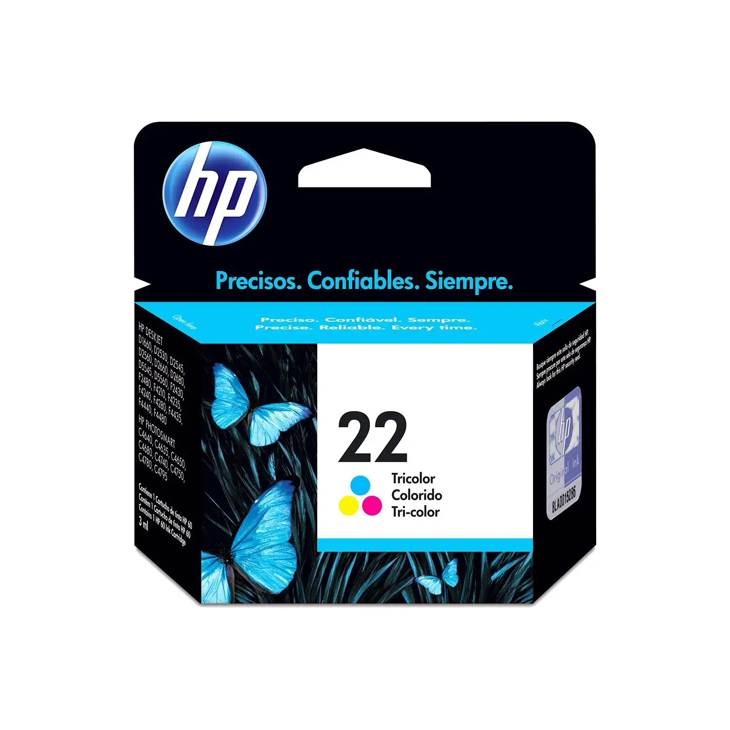 HP 22 TINTA TRIC. DJ 3910/20/30/40 Rend. 140 Pág. HP C9352A