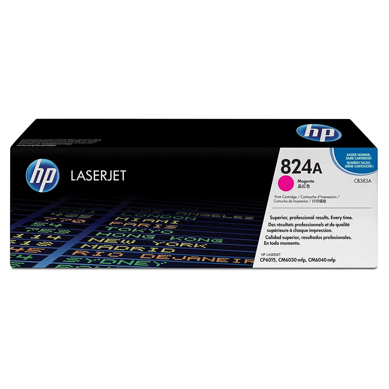 Cartucho de toner 824A Magenta LaserJet HP CB383A