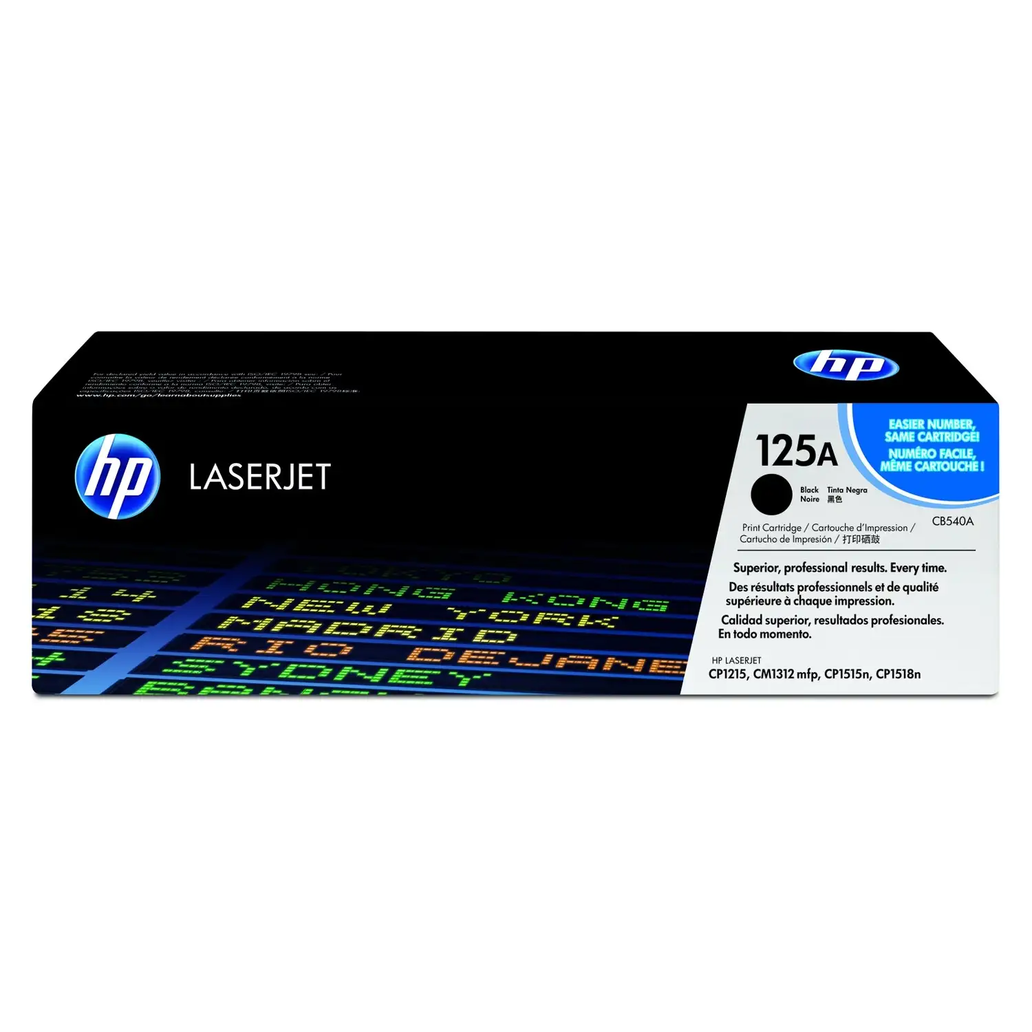 Cartucho de toner 125A Negro LaserJet HP CB540A