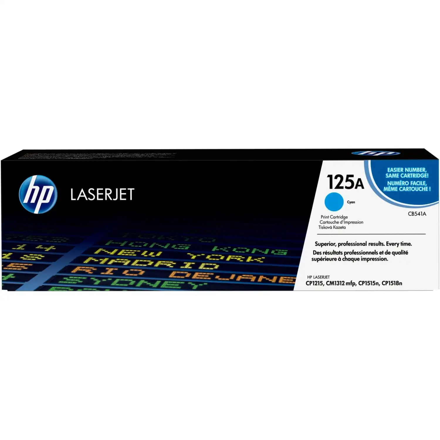 Cartucho de toner 125A Cian LaserJet HP CB541A