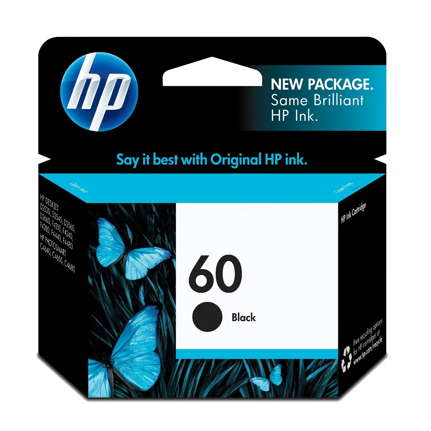 Cartucho de tinta 60 Negra HP CC640WL