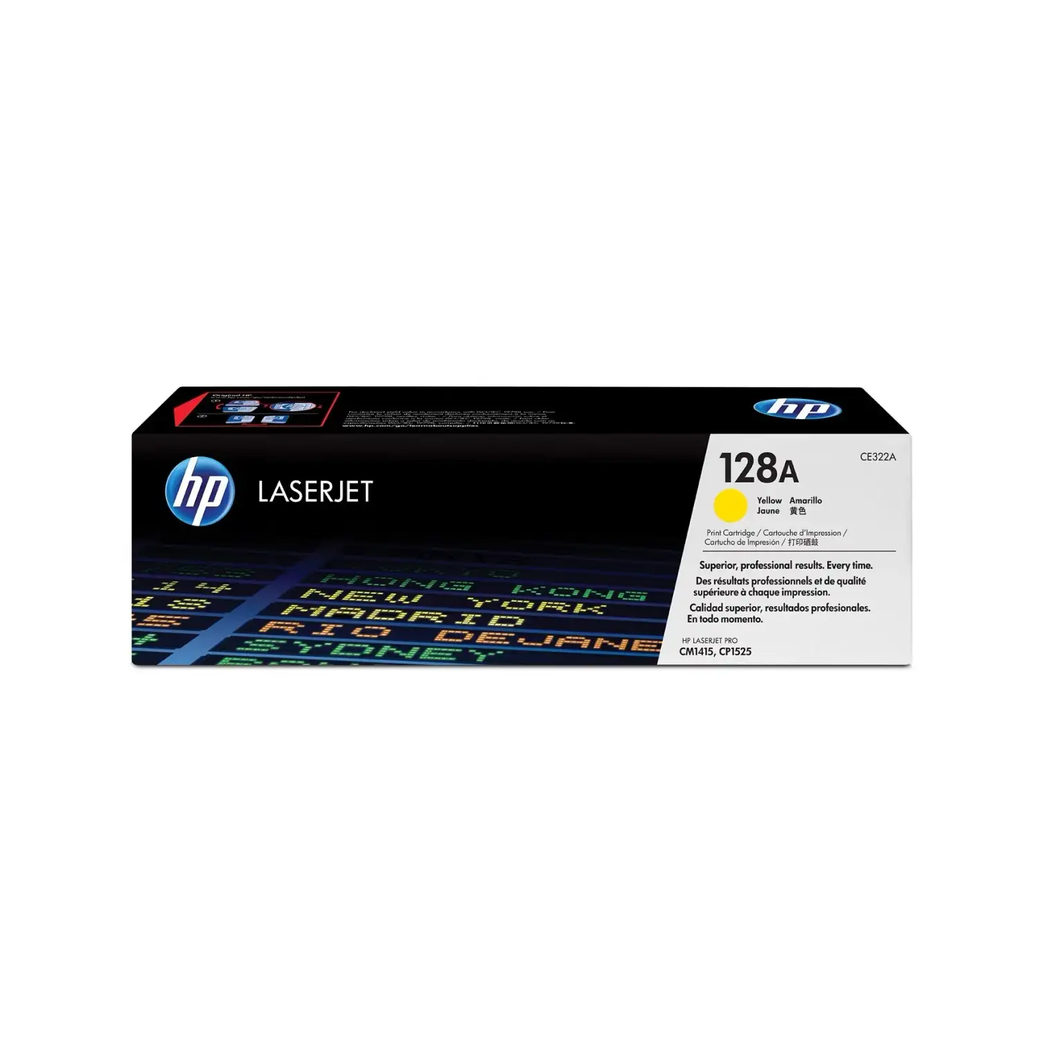 Cartucho de toner 128A Amarillo LaserJet HP CE322A