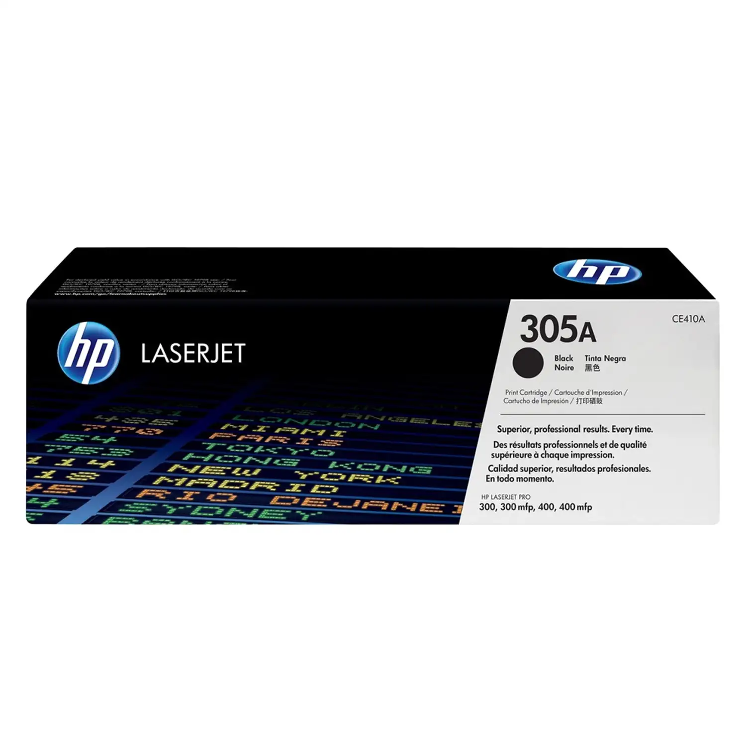 Cartucho de toner 305A Negro LaserJet HP CE410A