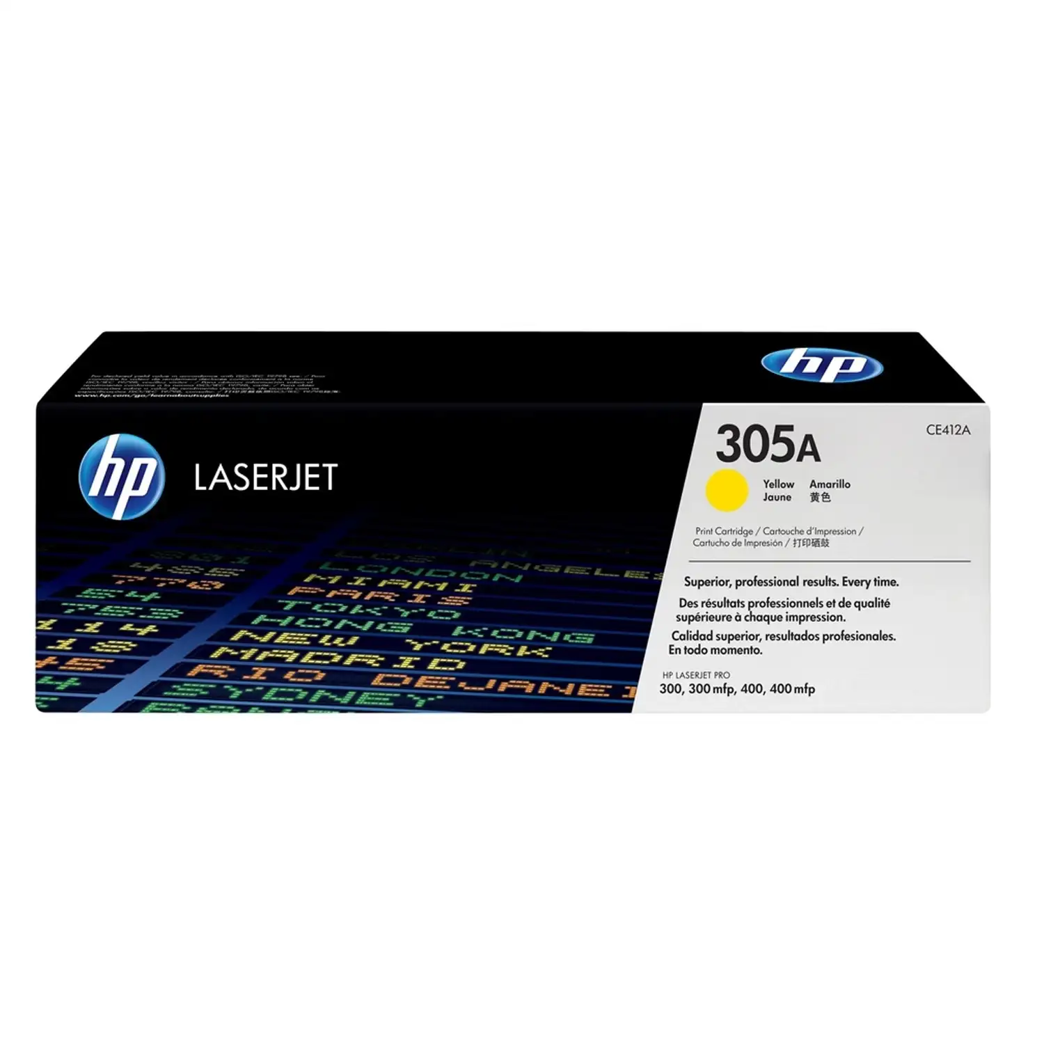 Cartucho de toner 305A Amarillo LaserJet HP CE412A