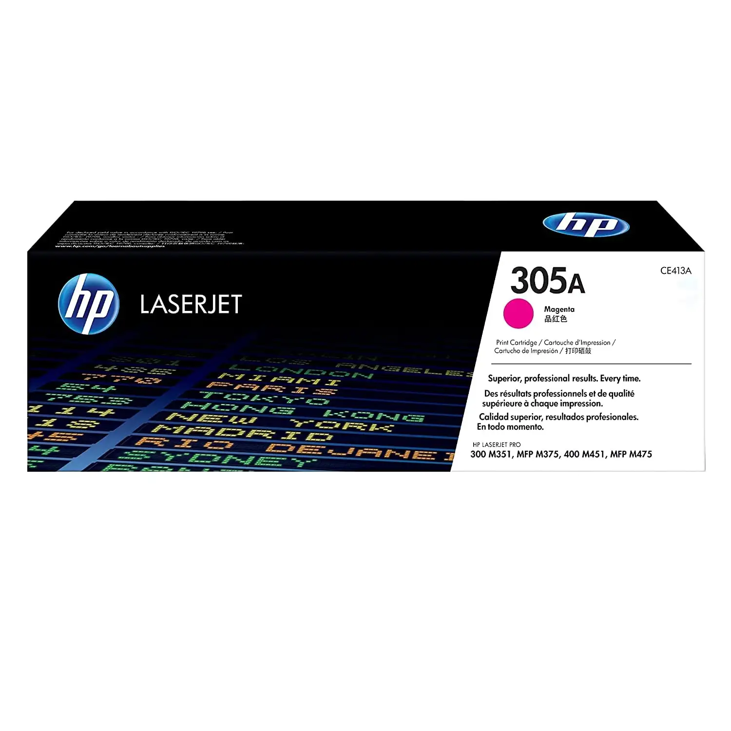 Cartucho de toner 305A Magenta LaserJet HP CE413A