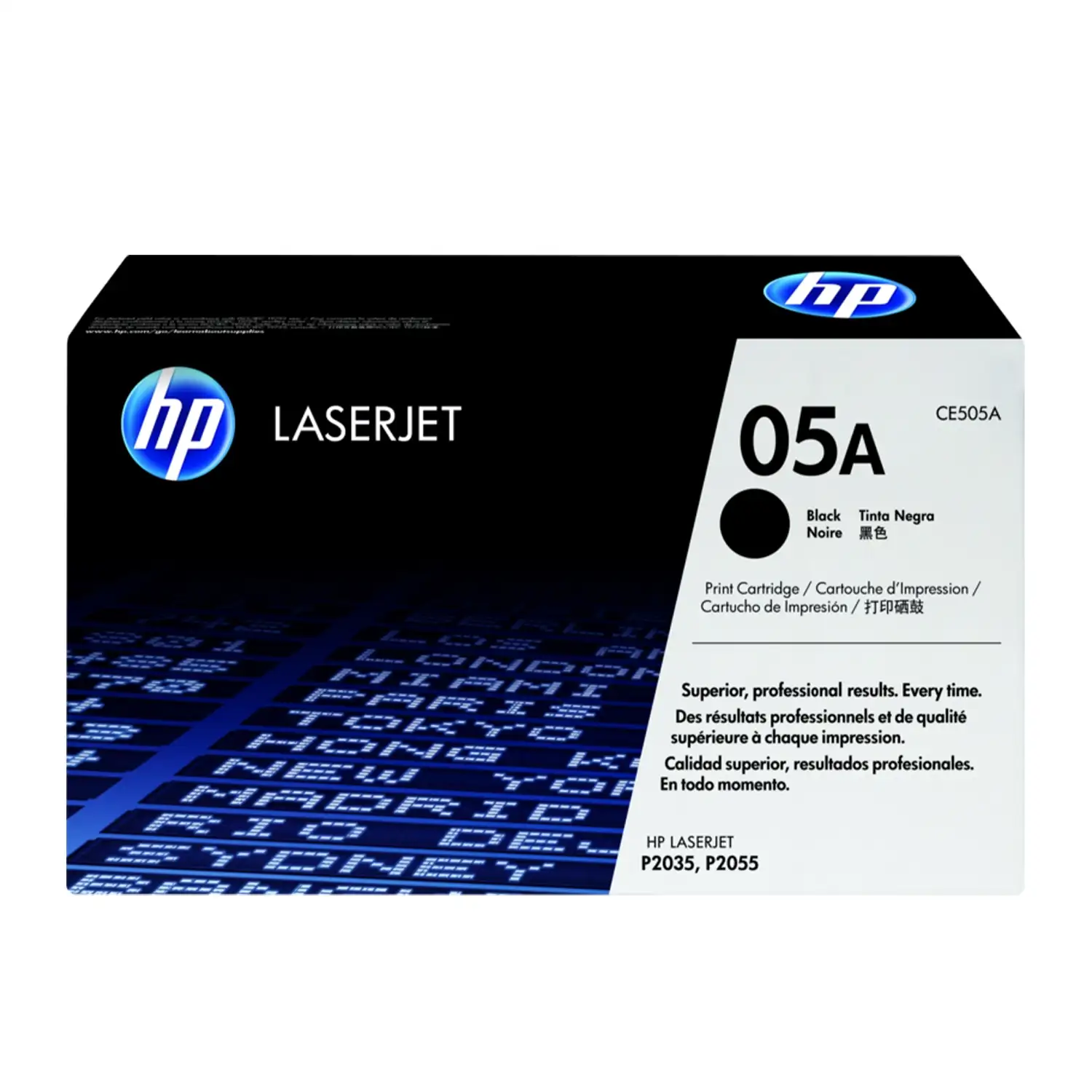 Cartucho de toner 05A Negro LaserJet HP CE505A