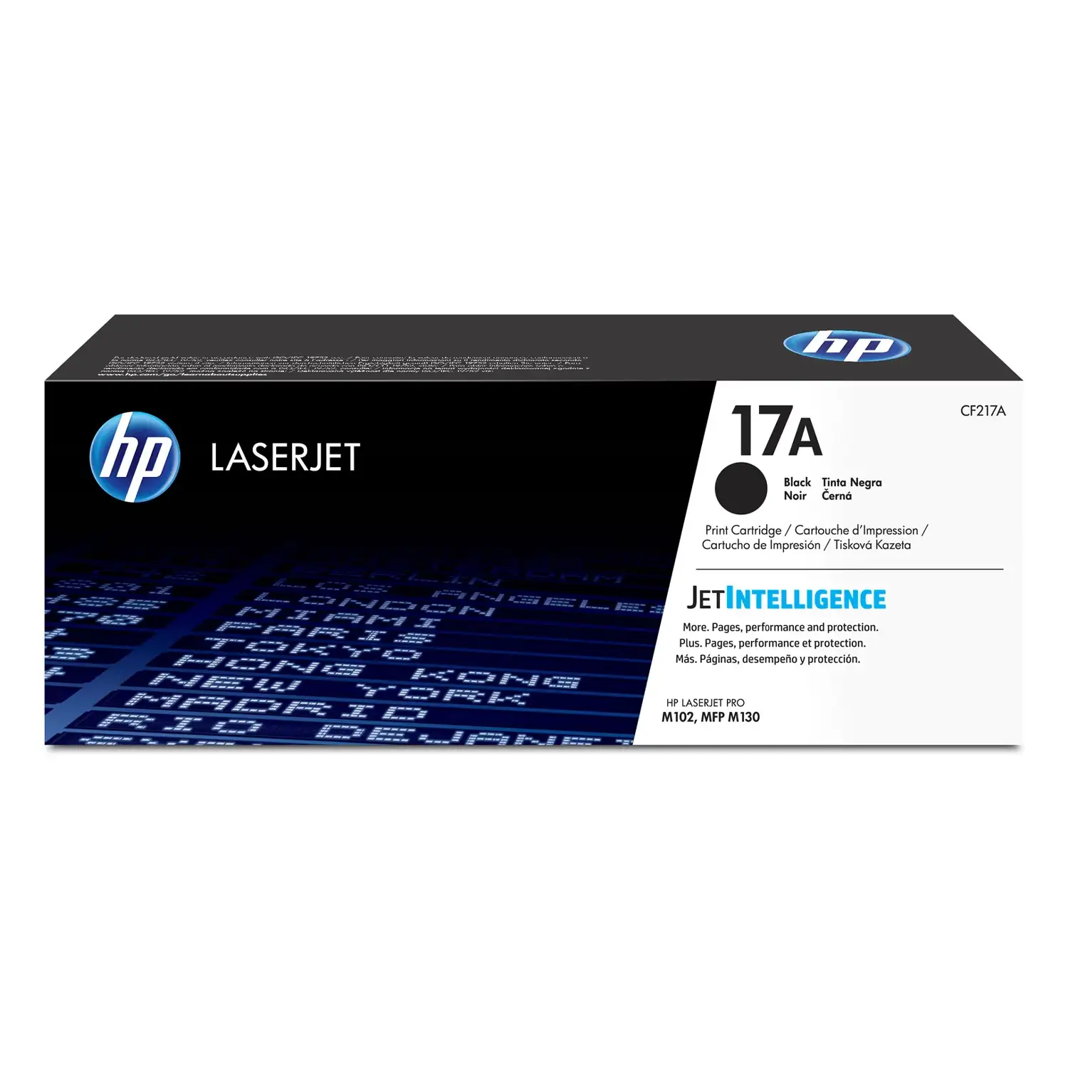 Cartucho de toner 17A Negro LaserJet HP CF217A