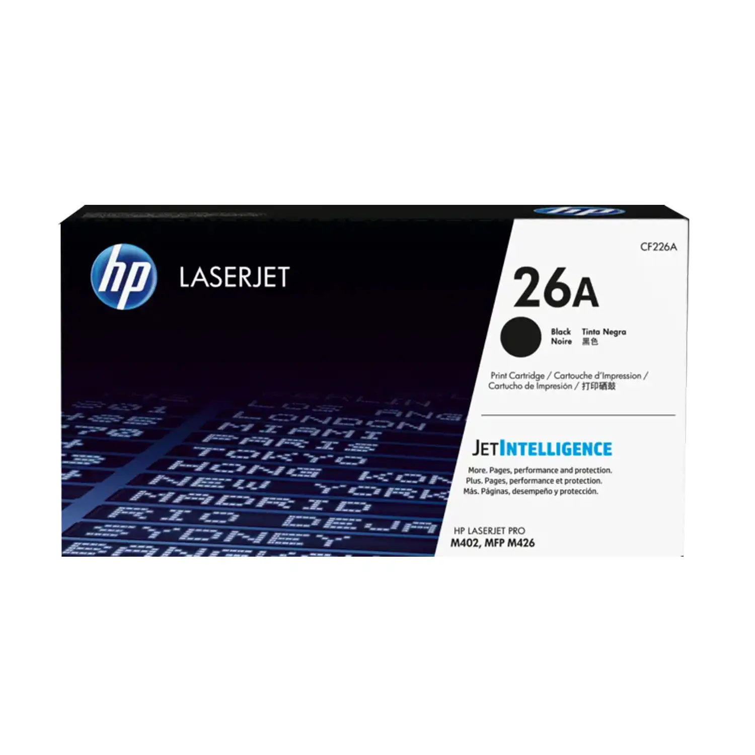 Cartucho de toner 26A Negro LaserJet HP CF226A