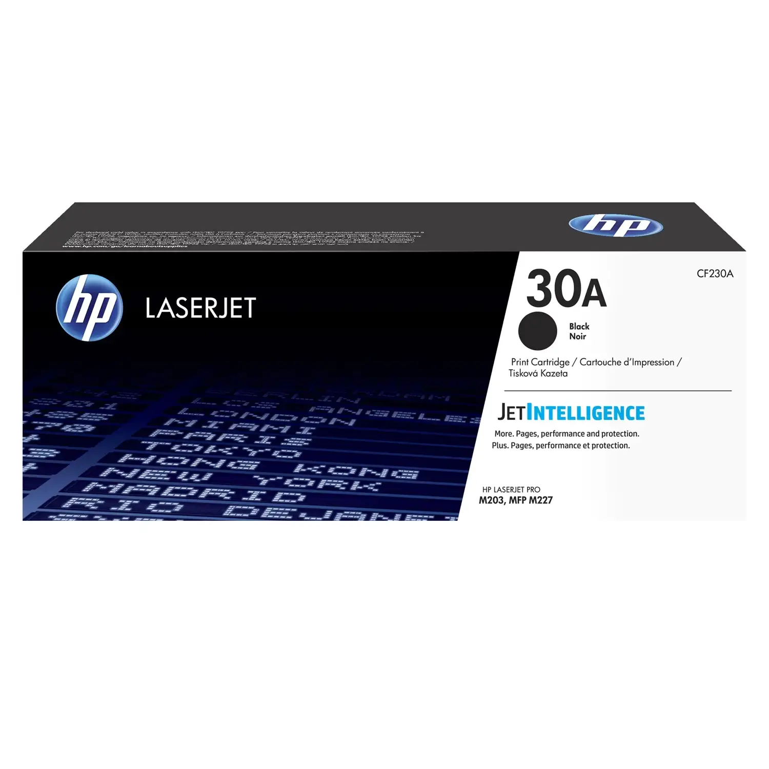 Cartucho de toner 230A Negro Laser Jet HP CF230A