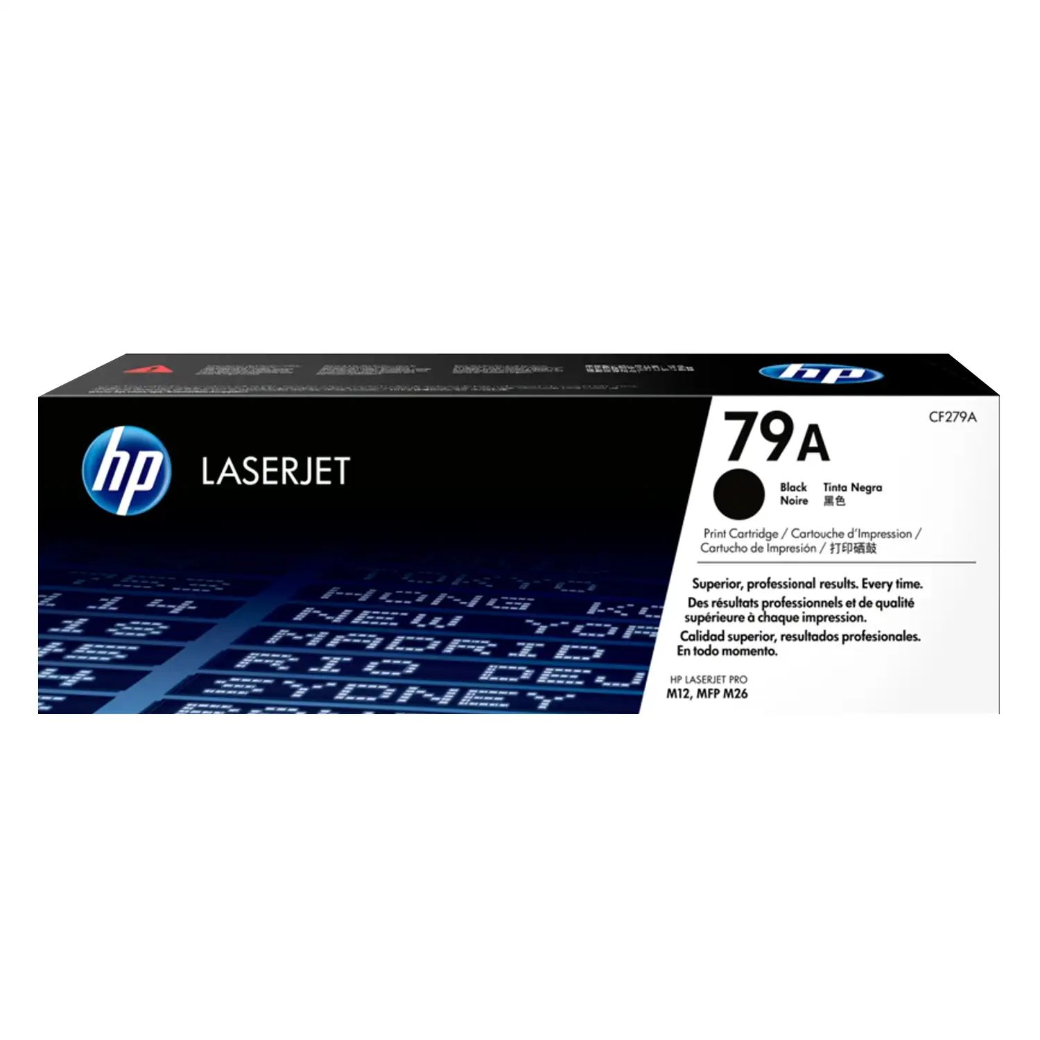 Cartucho de toner 279A Negro Laser Jet HP CF279A