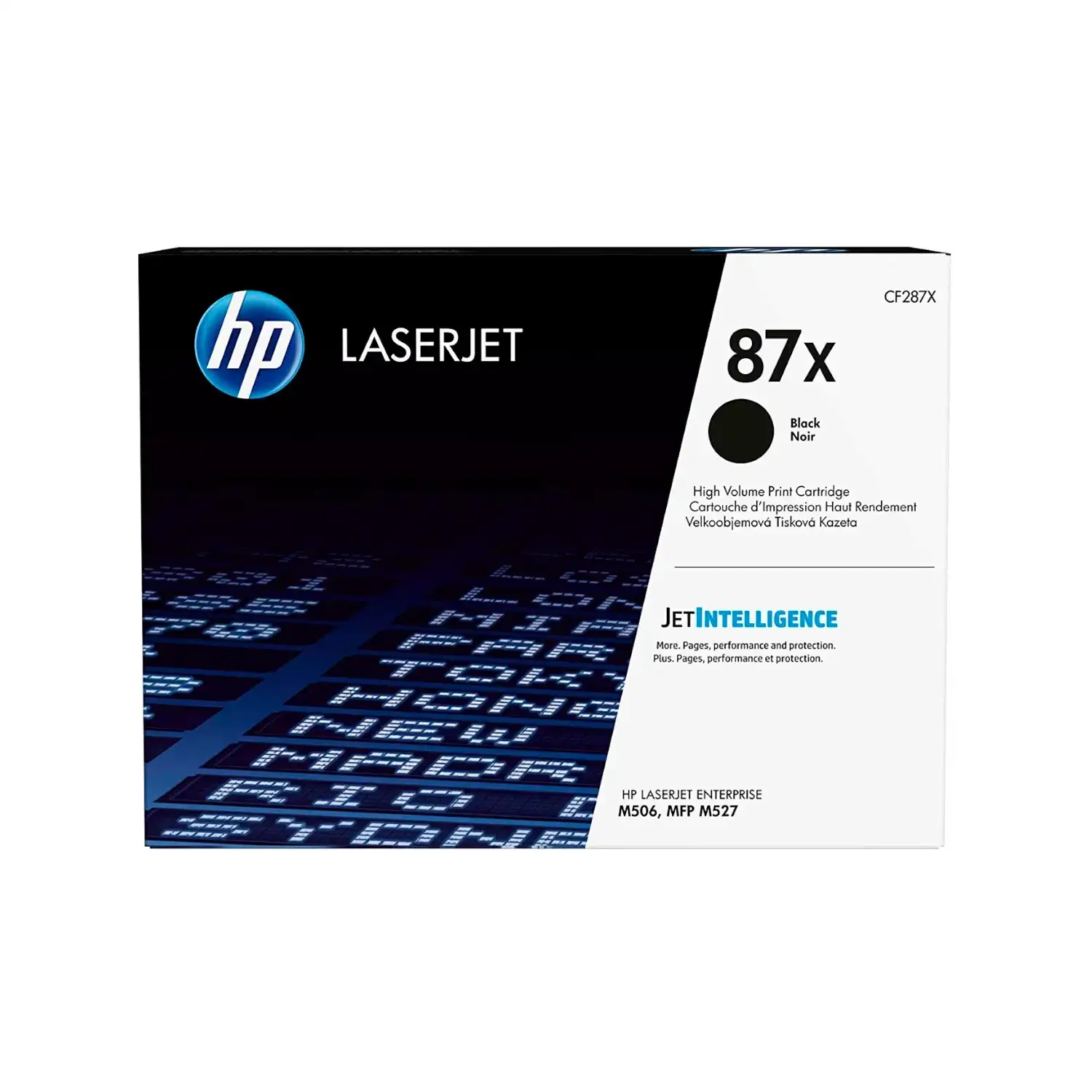 Cartucho de toner 87X Negro de Alto rendimiento HP CF287X