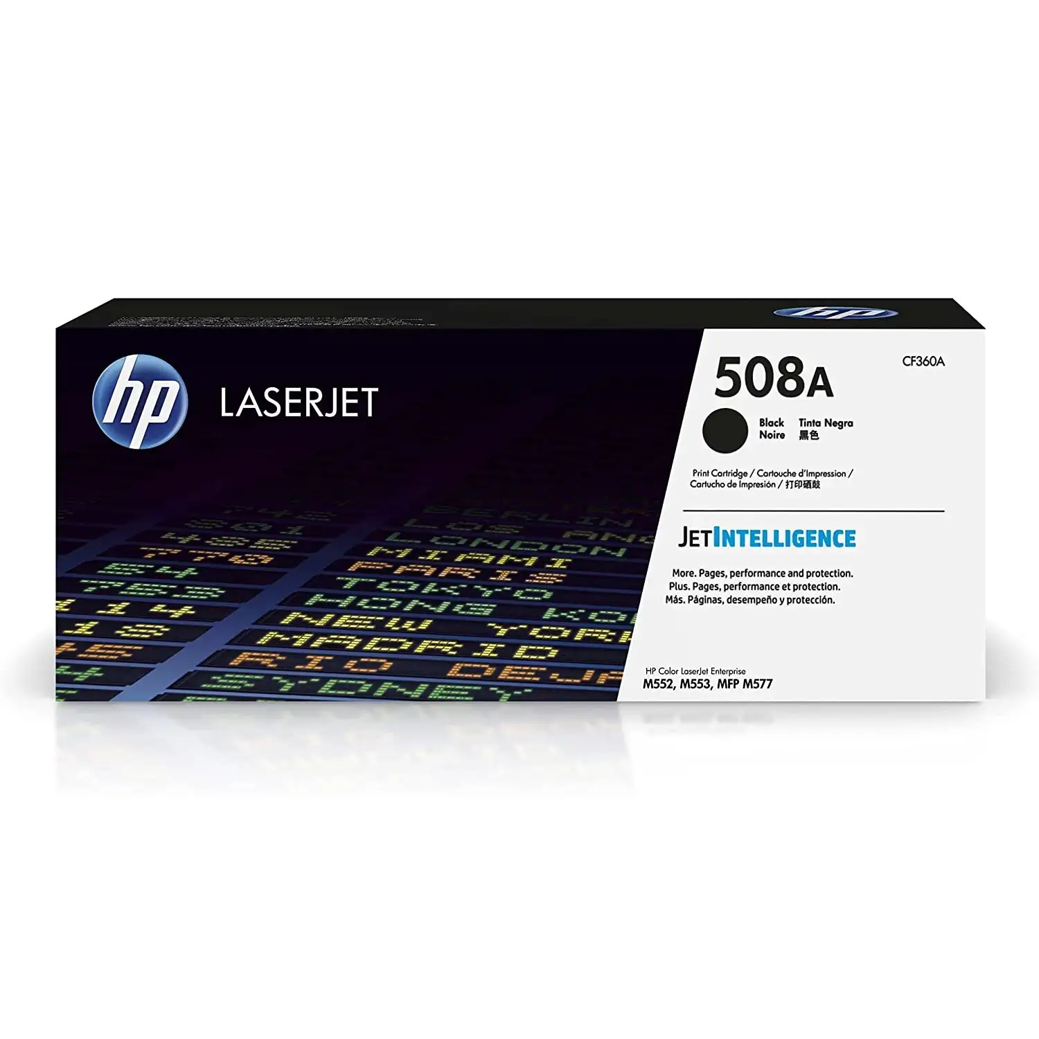 Cartucho de toner 508A Negro LaserJet HP CF360A