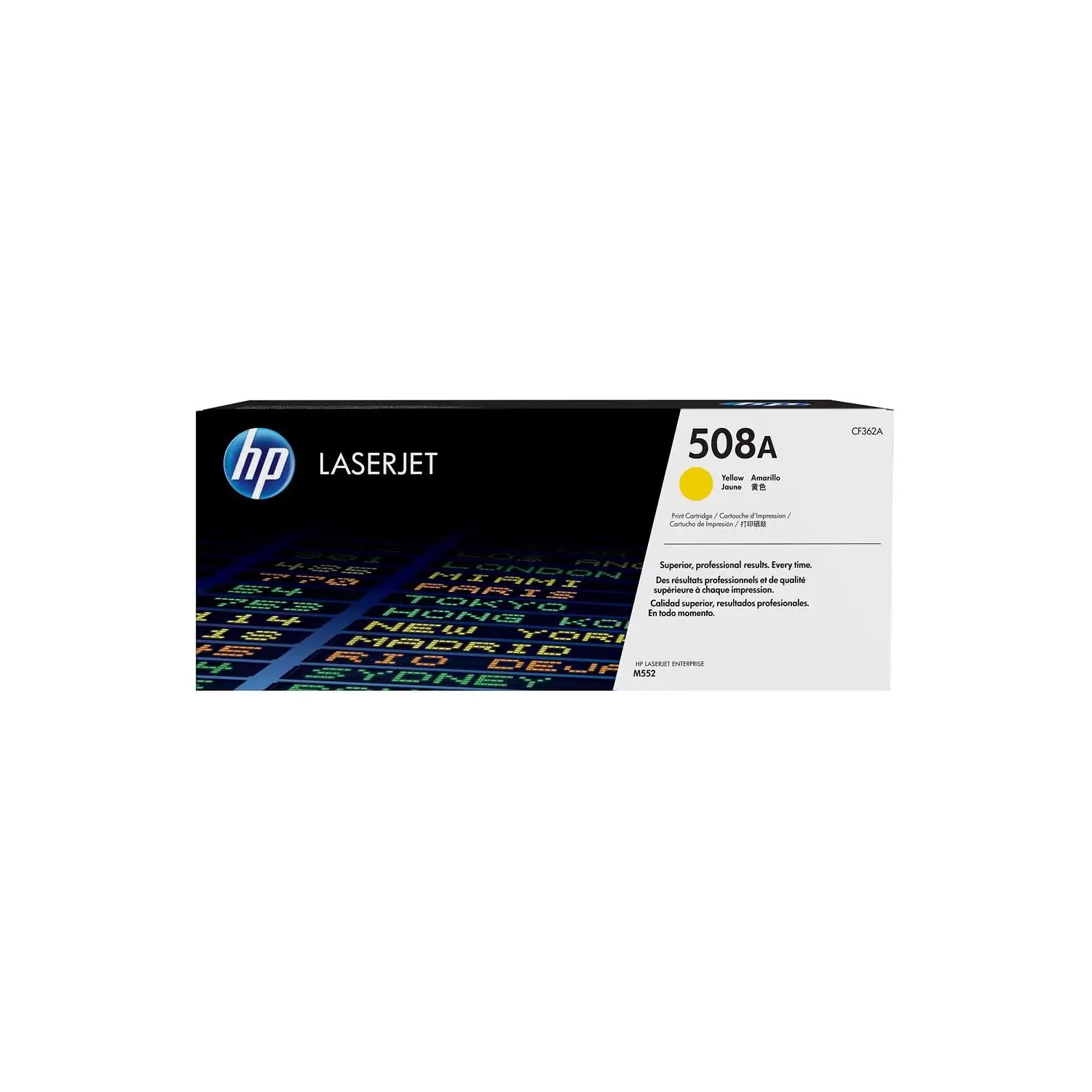 Cartucho de toner 508A Amarillo LaserJet HP CF362A