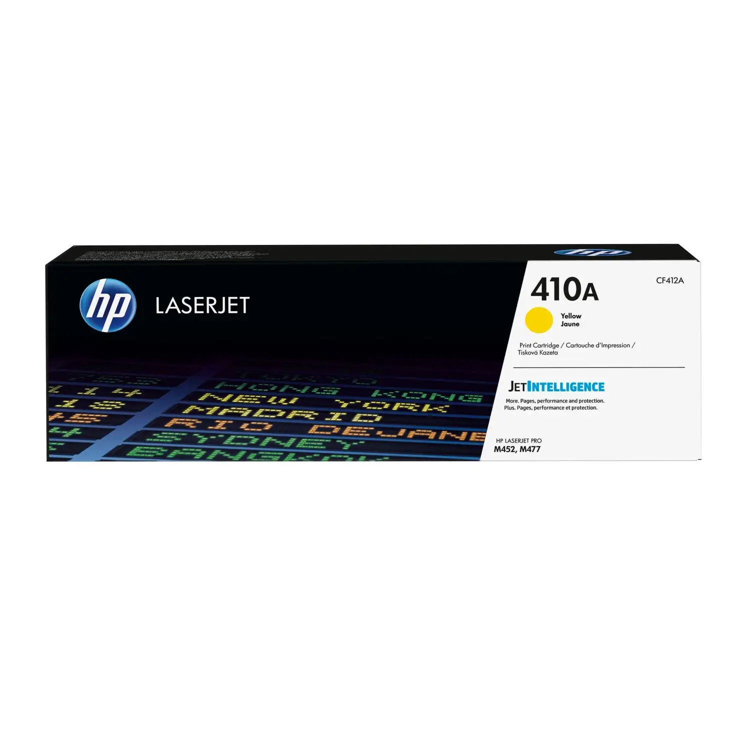 Cartucho de toner 410A Amarillo LaserJet HP CF412A