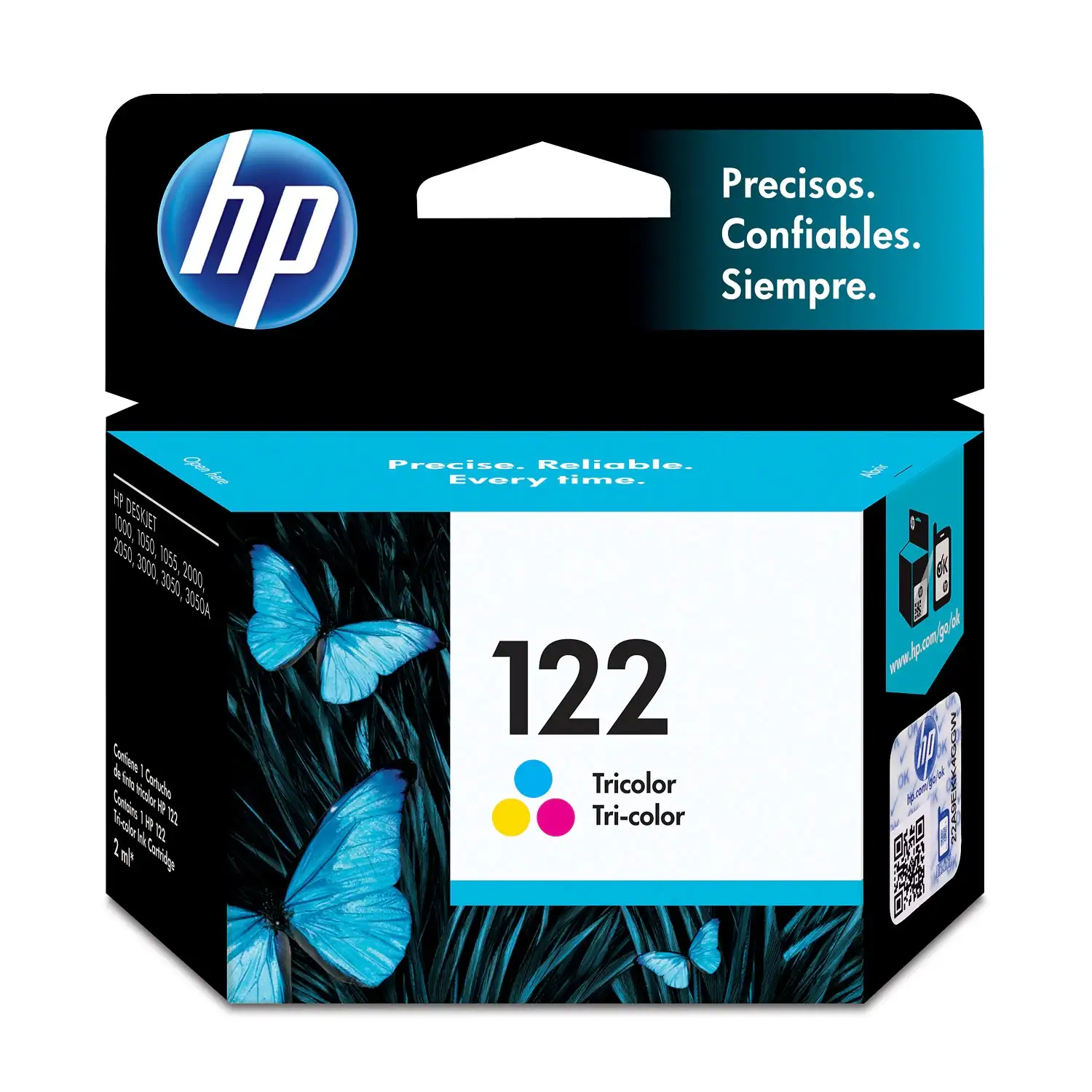 Cartucho de tinta 122 Tricolor HP CH562HL