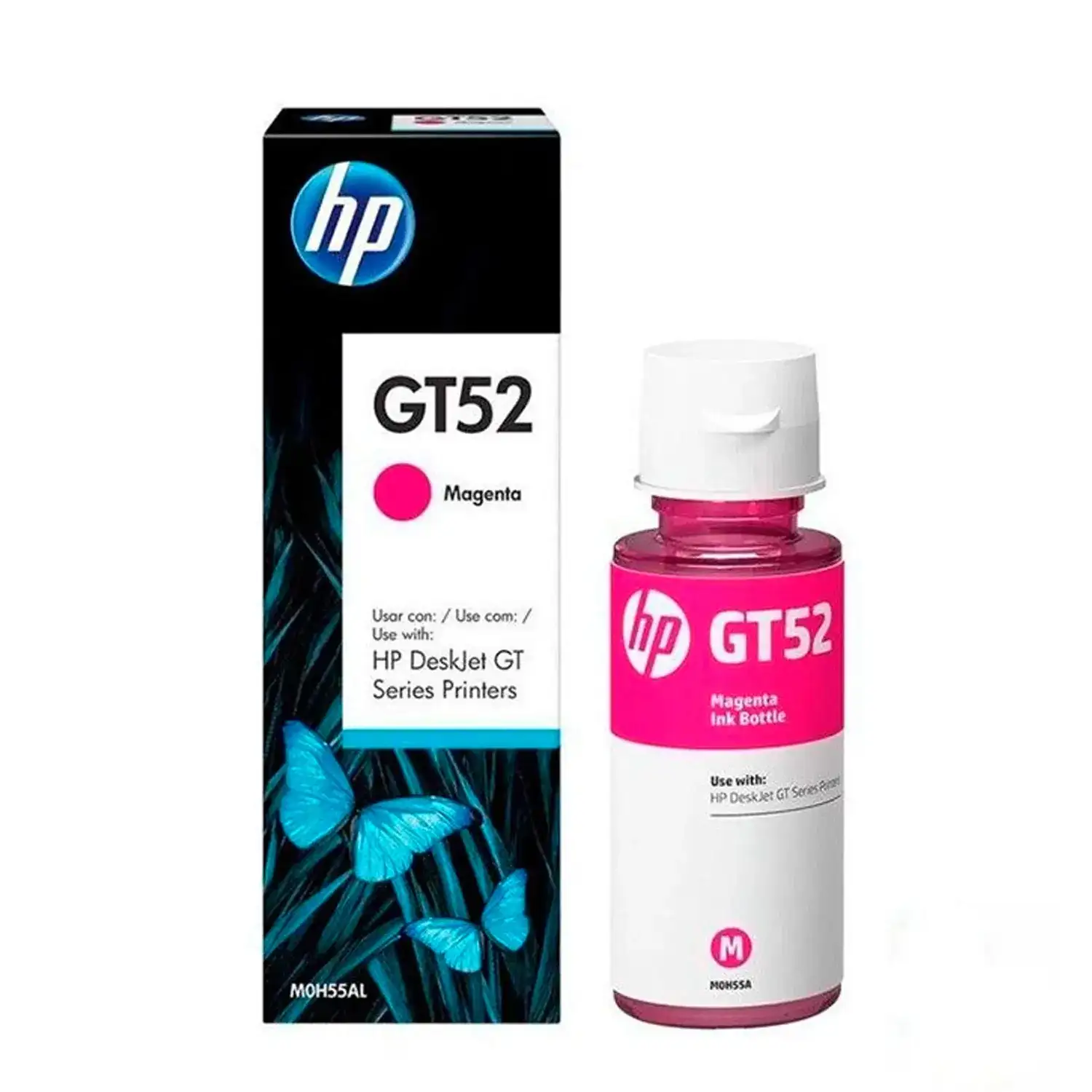 Botella de tinta GT52 Magenta HP M0H55AL