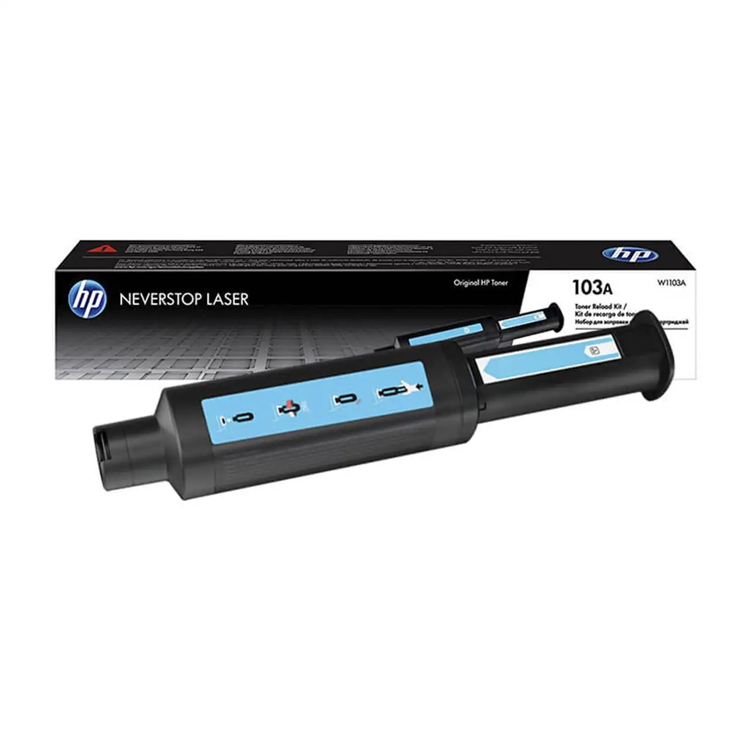 Kit de recarga de Tóner Laser 103A Neverstop Negro HP W1103A