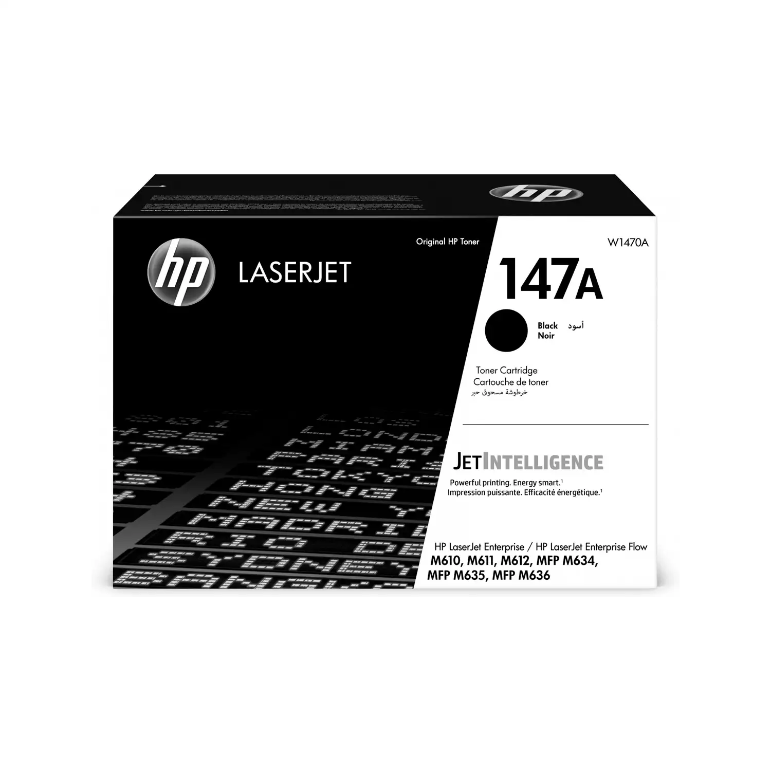 Toner HP 147A Black LaserJet Toner Cartridge HP W1470A