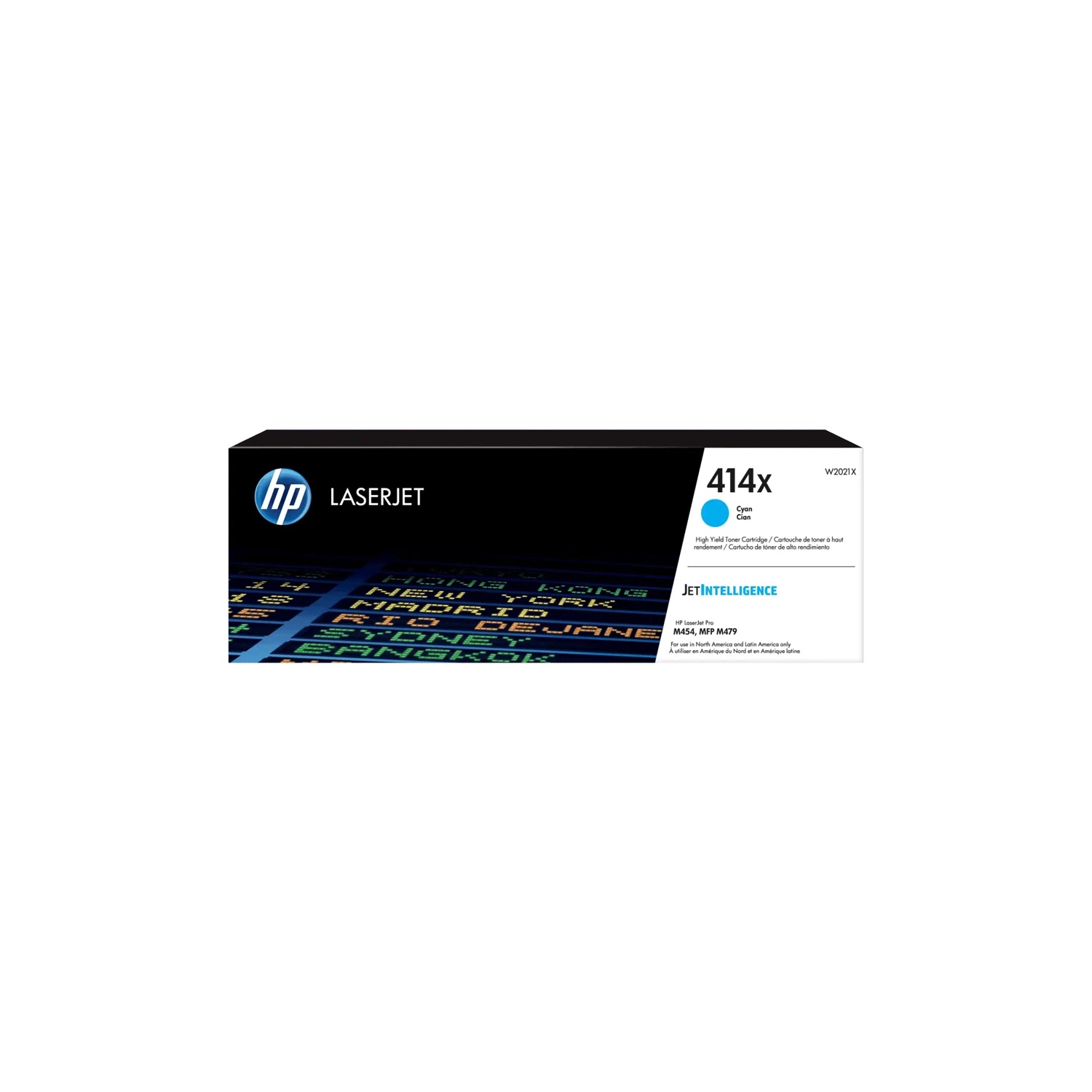 Tóner Laserjet HP 414X Cyan HP W2021X