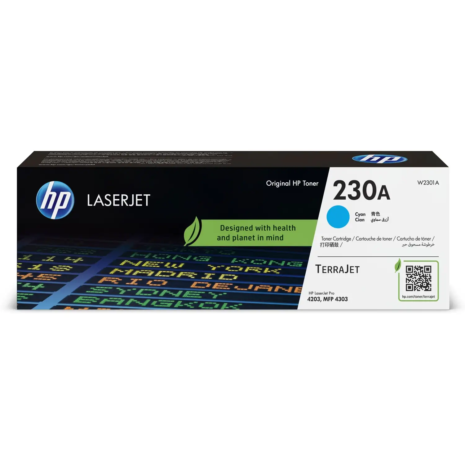 Toner HP  230A Cian LaserJet HP W2301A